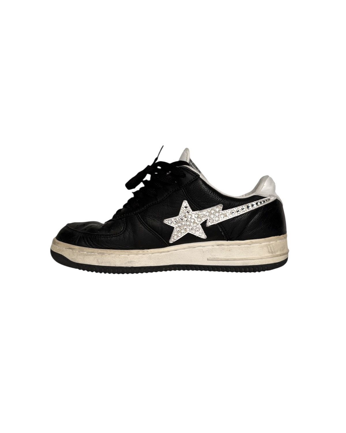 Bape × Swarovski Rare BAPE Bapesta Swarovski Crystal Stars Size US 10 / EU 43 - 4 Thumbnail