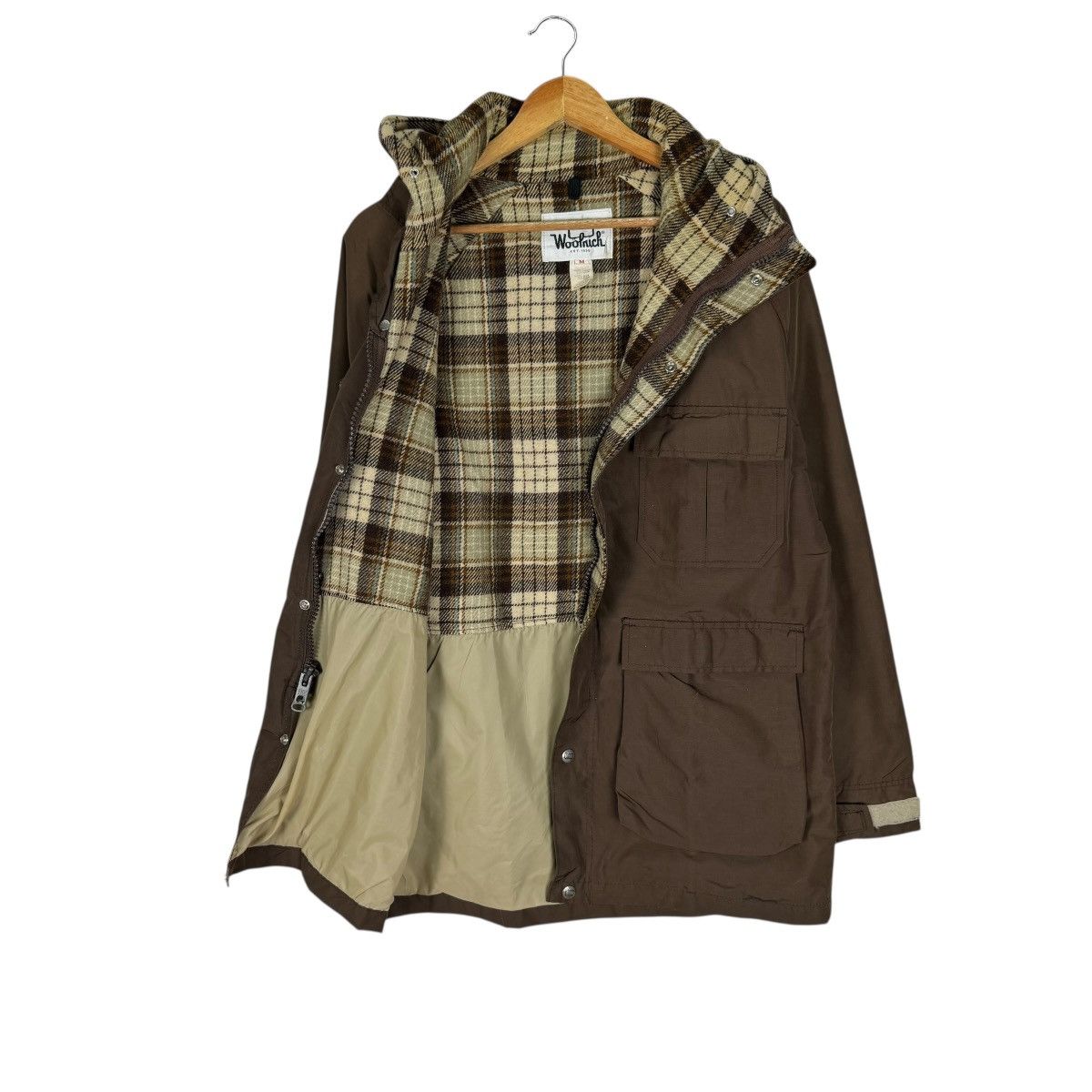 Woolrich Woolen Mills ☀️VINTAGE 70s WOOLRICH HOODIE MOUNTAIN PARKA JACKET Size US L / EU 52-54 / 3 - 2 Thumbnail