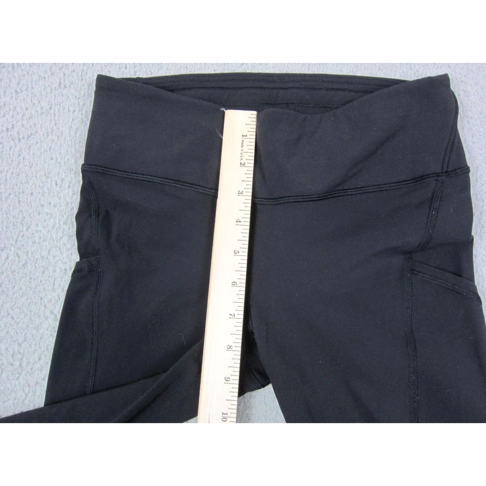 Lululemon Lululemon Wunder Under Leggings Womens 4 Black Cropped 19" Skinny Inseam 19 in Activewear Yoga Gym Stretch Size 27" / US 4 / IT 40 - 7 Thumbnail