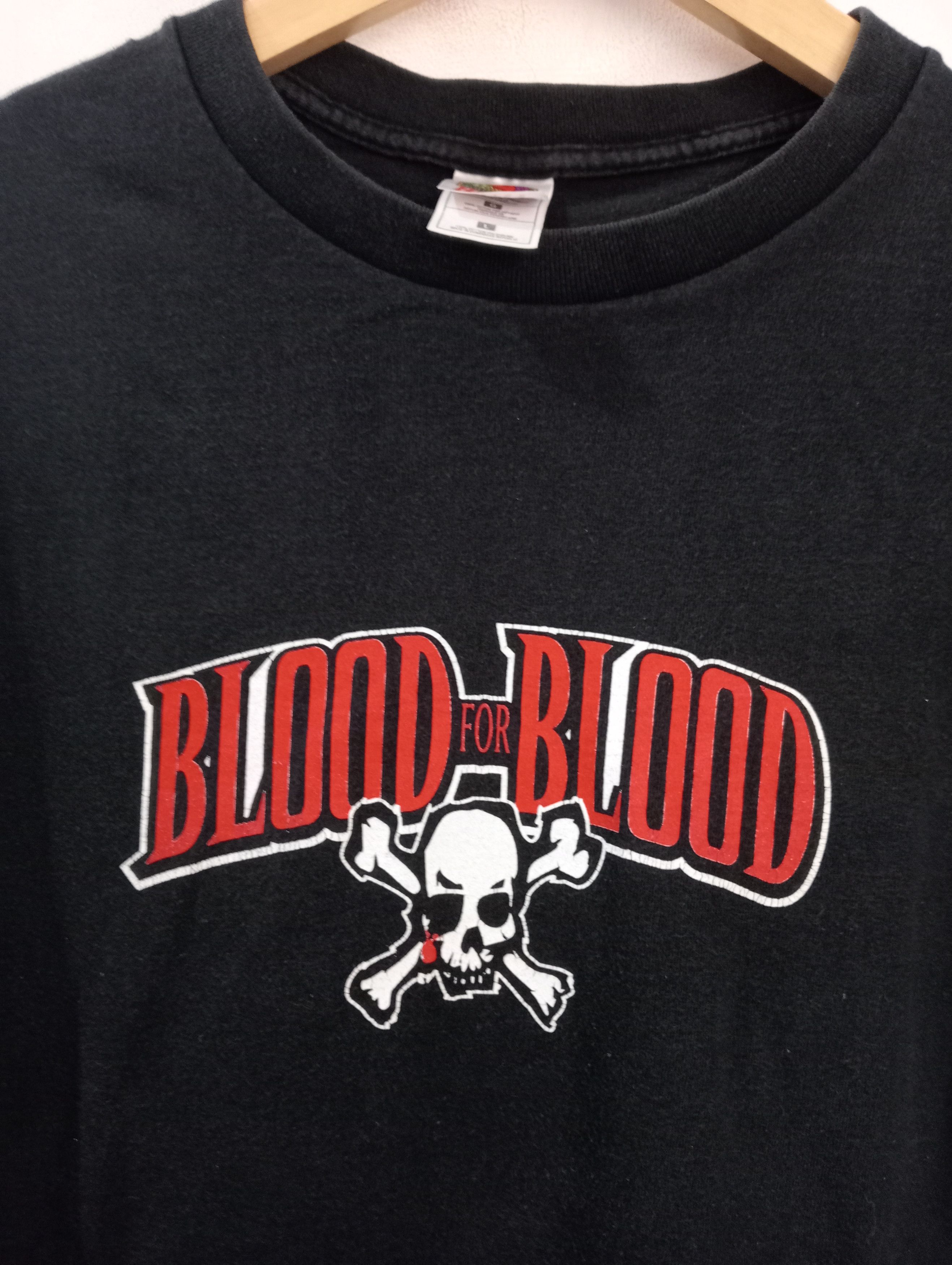 Vintage bandtees x vintage BLOOD for BLOOD Size US L / EU 52-54 / 3 - 2 Thumbnail