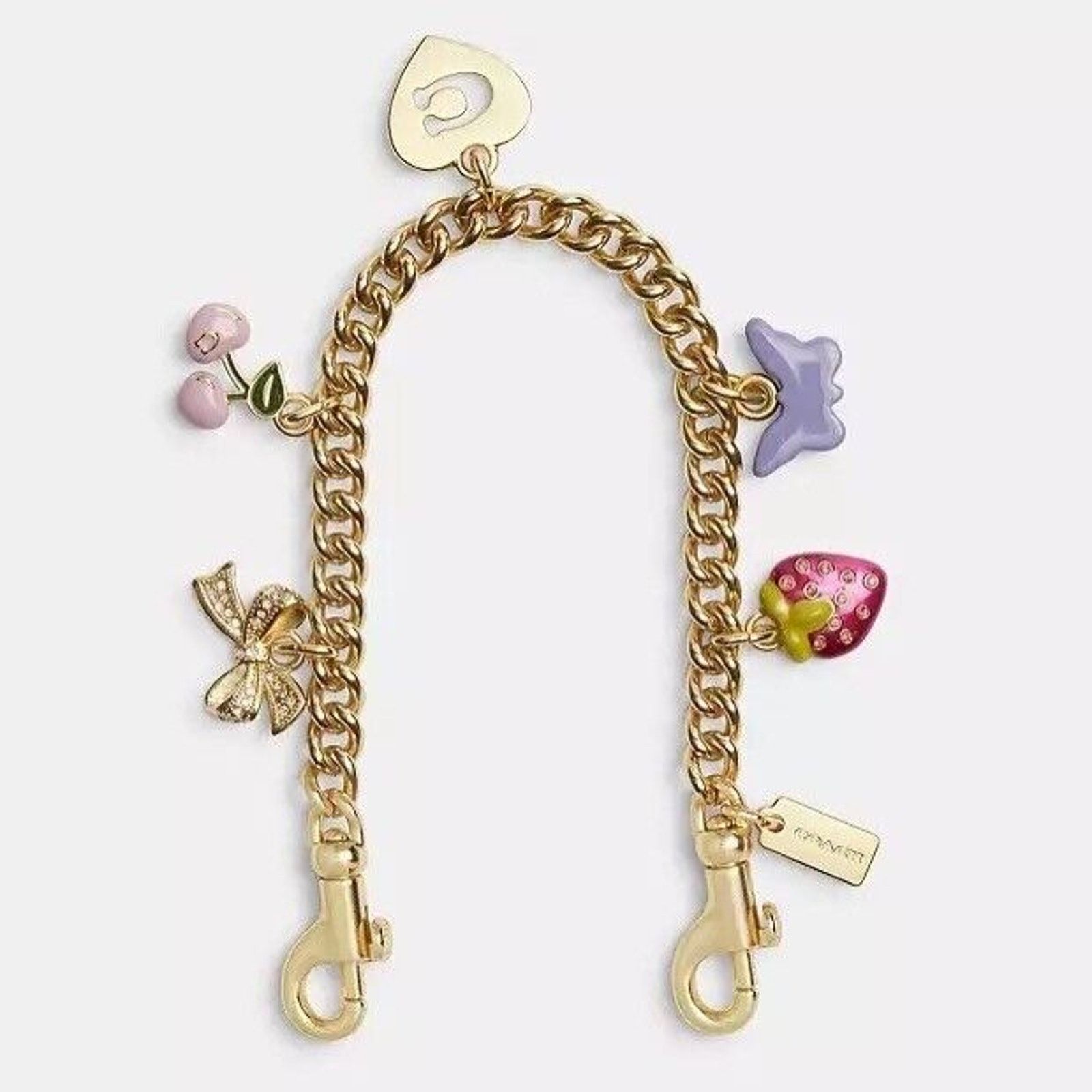 Coach NEW Coach Motif Extension Swagger Chain Charms CW663 gold Size ONE SIZE - 1 Thumbnail