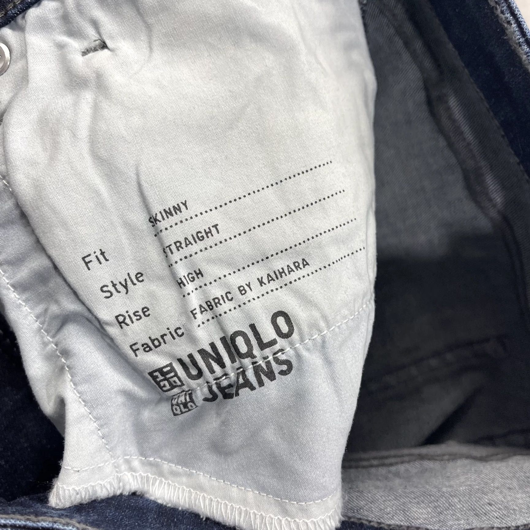 Uniqlo Uniqlo Jeans Mens 28x28 Blue Dark Kaihara Japanese Denim Slim Straight Regular Inseam 28 Size US 28 / EU 44 - 5 Thumbnail