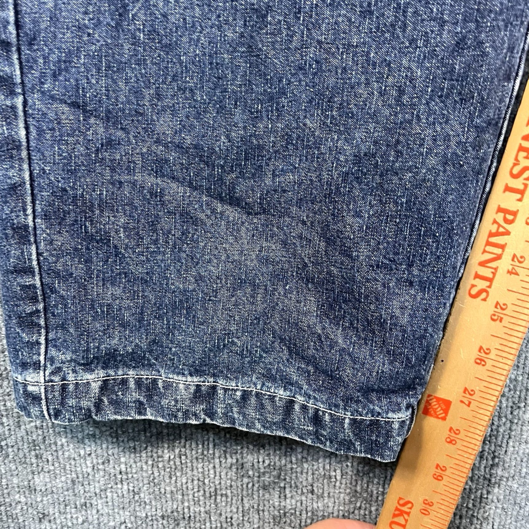 Vintage VINTAGE Utility Jeans Wide-Leg Baggy 34x30 Mens Denim Blue 5-Pocket Grunge Streetwear Size US 34 / EU 50 - 4 Thumbnail