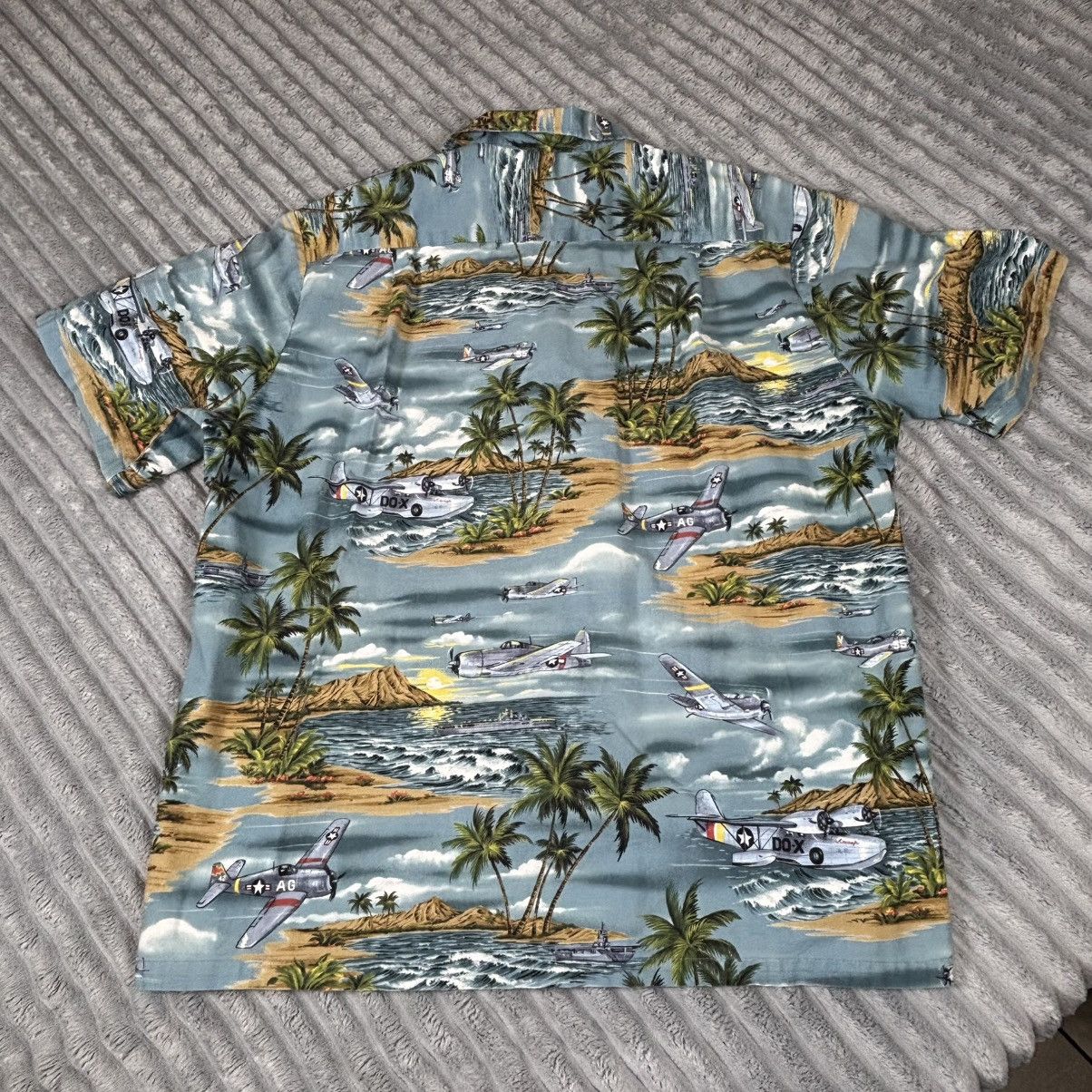 Other RJC Hawaiian Shirt Men's WWII Military Fighter Bomber USA Size US XL / EU 56 / 4 - 11 Thumbnail