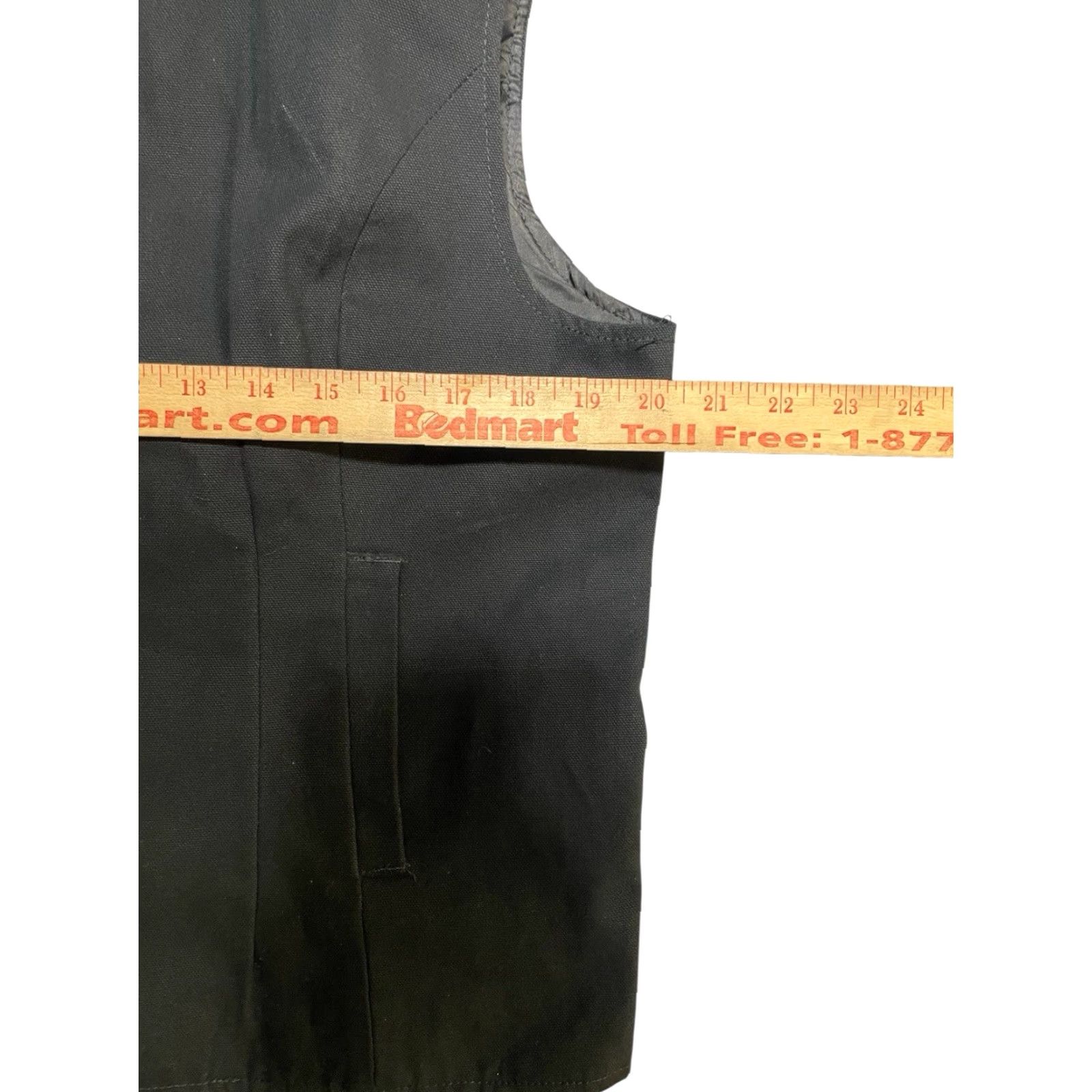 Vintage VINTAGE: No - Wyoming Traders Vest Womens XL Black Canvas Zip Front Western Rodeo Cowboy Vest Womens XL Black Canvas Zip Front Western Rodeo Cowboy Size XL / US 12-14 / IT 48-50 - 5 Thumbnail