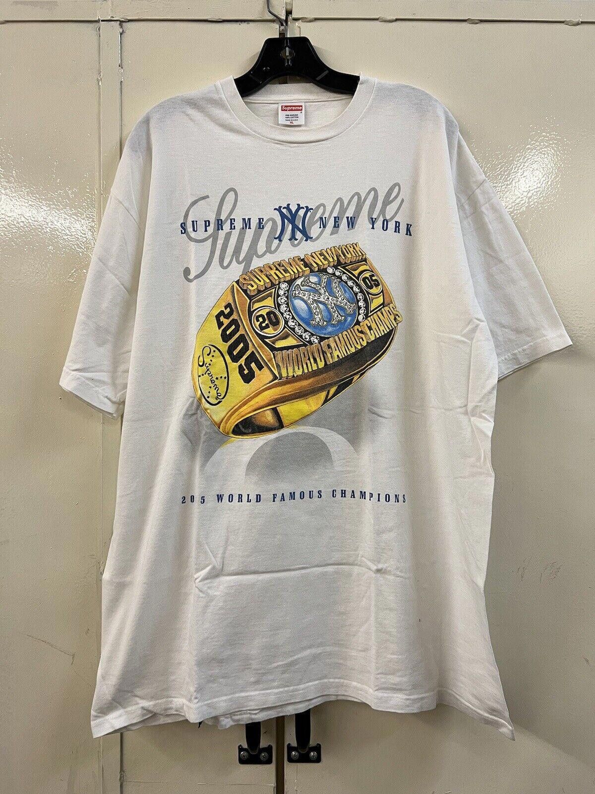 Supreme 2005 Vintage Supreme New York Yankees Champion Ring Tee XL Size US XL / EU 56 / 4 - 2 Thumbnail