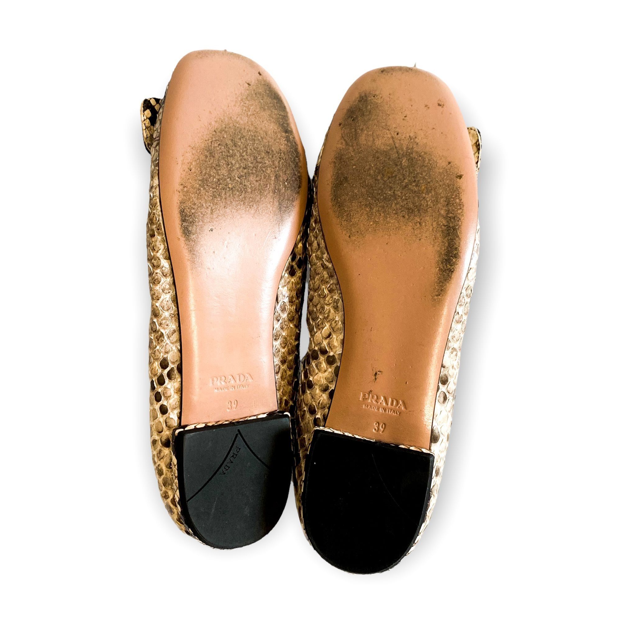 Prada Prada snake skin ballet flats, size 39 EU Size US 9 / IT 39 - 8 Thumbnail