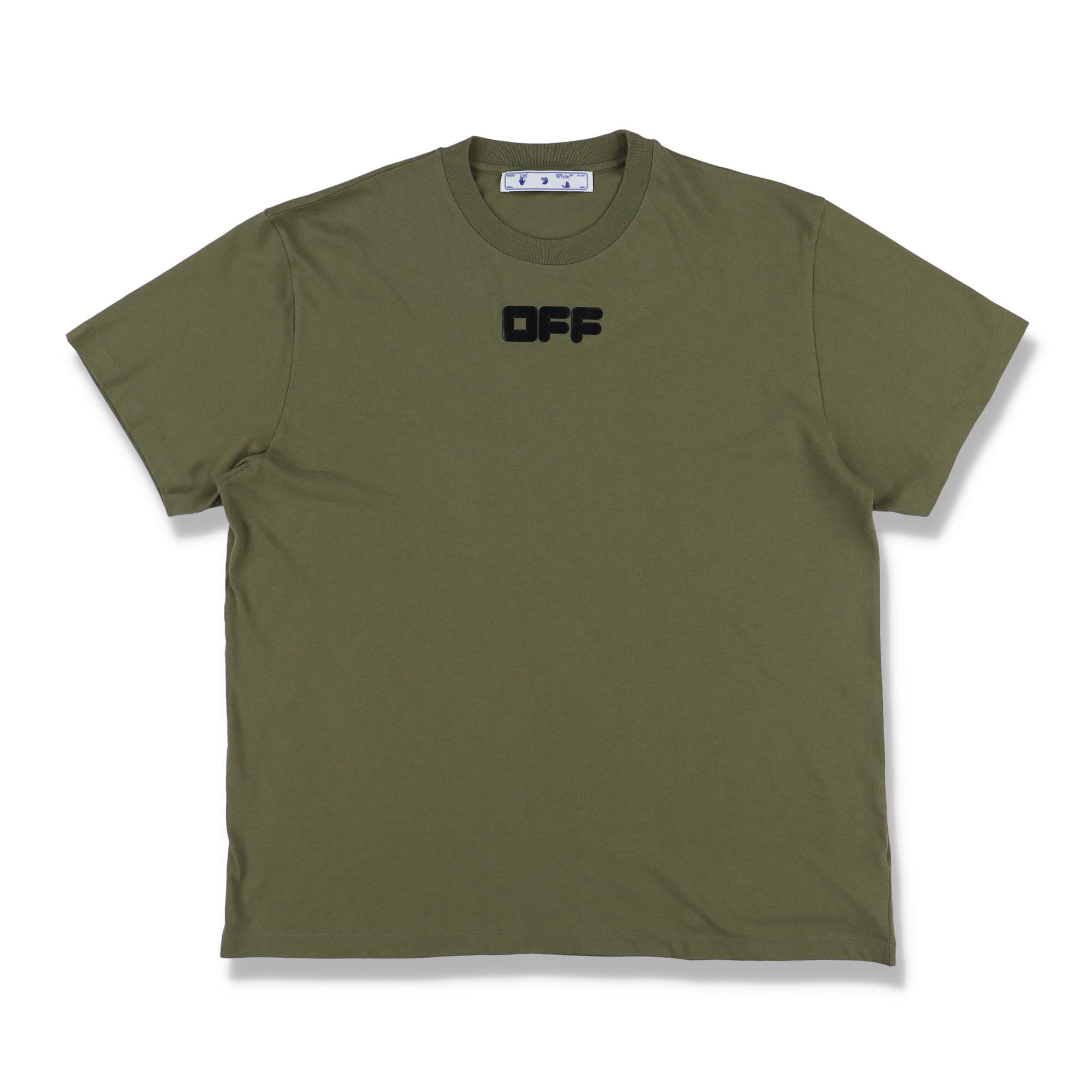 Off-White Green Rubber Logo Oversized T-shirt Size US S / EU 44-46 / 1 - 1 Thumbnail