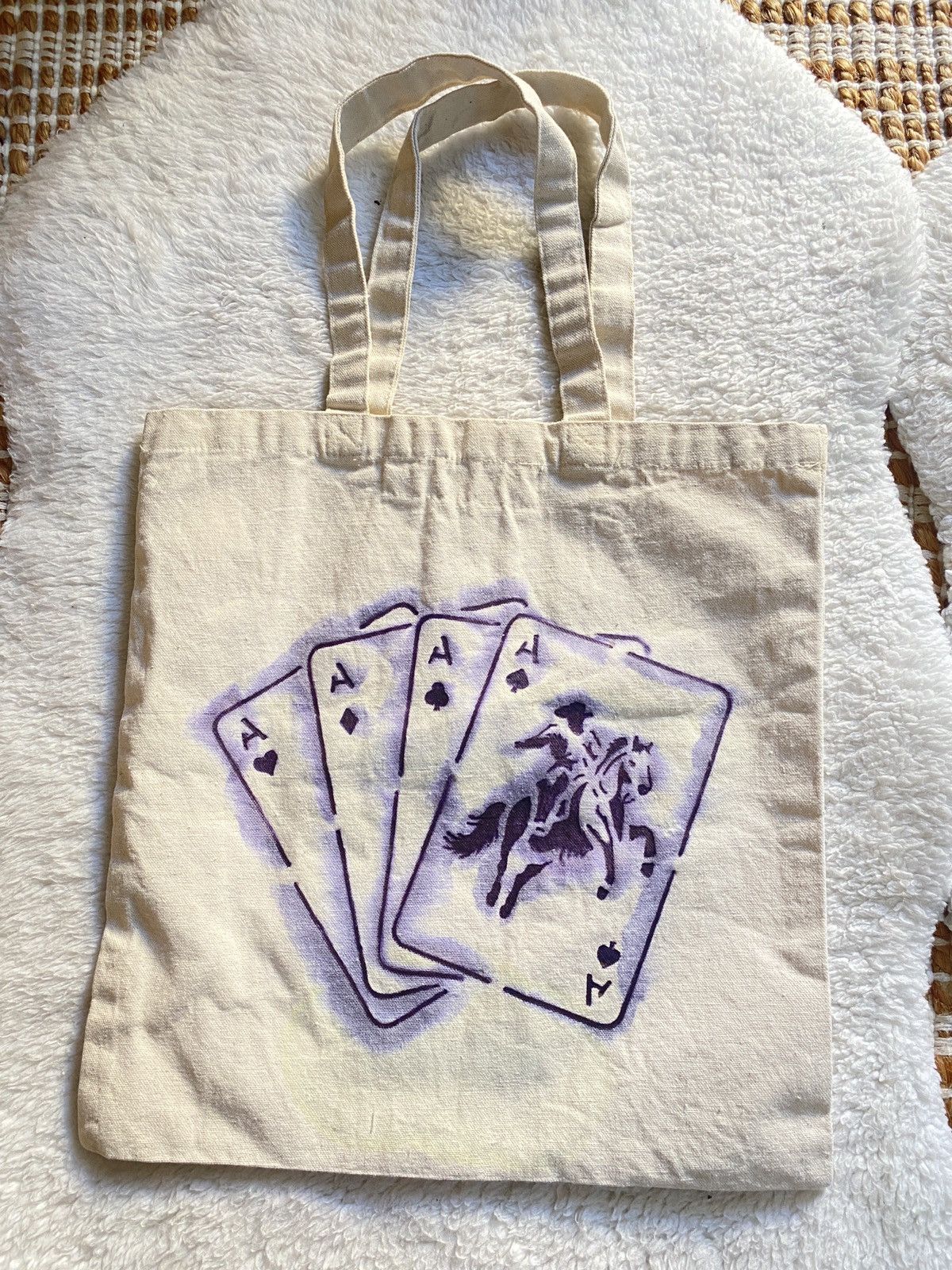 Other One-of-a-Kind Western Reworked Canvas Tote Size ONE SIZE - 3 Thumbnail