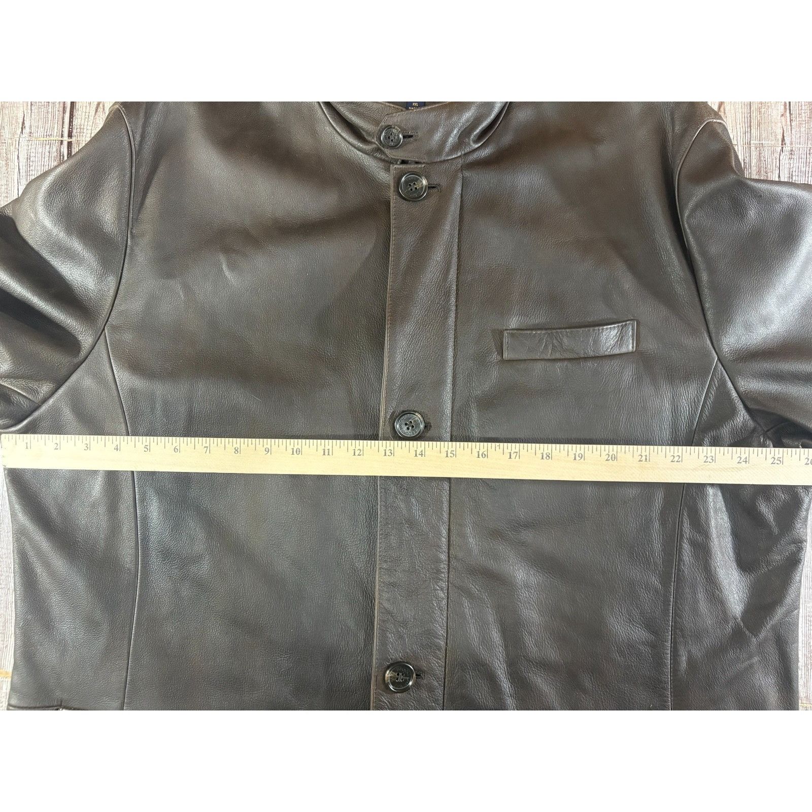 Brooks Brothers Brooks Brothers Heavy 3/4 lenght Leather Sport Coat Jacket S Size US XXL / EU 58 / 5 - 10 Thumbnail