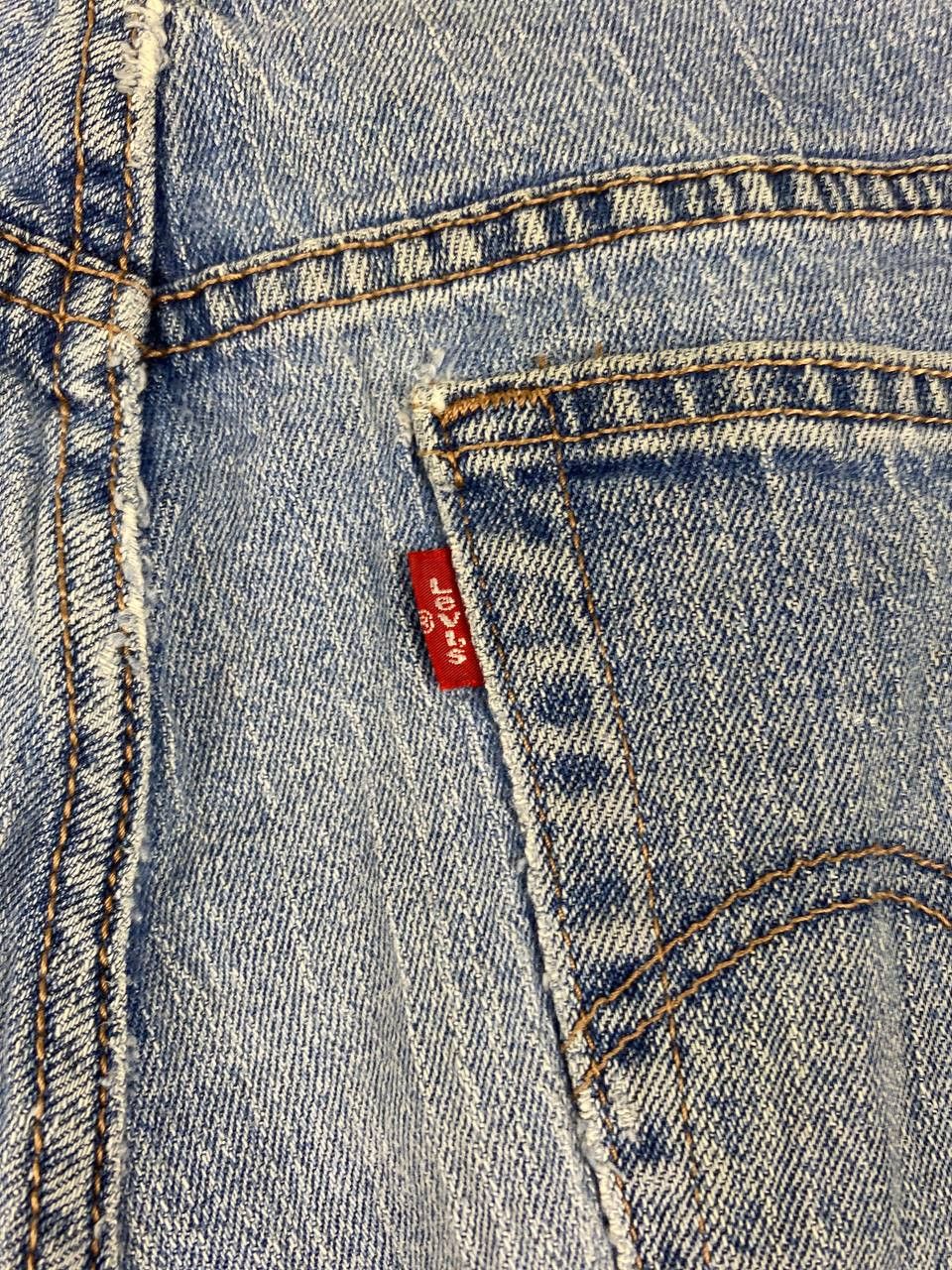 Levi's vintage levis 515 bootcut flare distressed denim Size US 33 - 4 Thumbnail