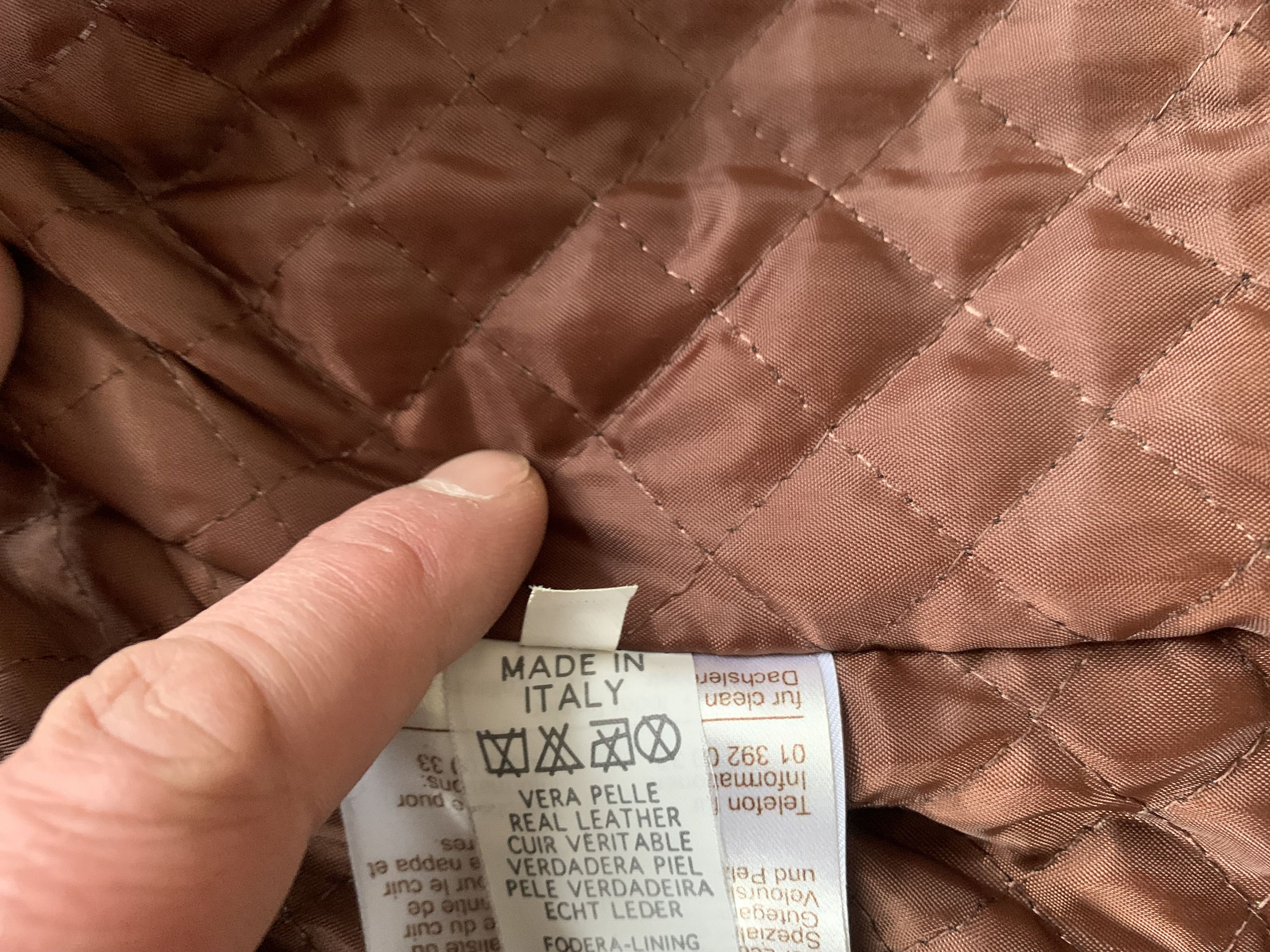 Other Leonardo Real Leather Brown Bomber Jacket Size S / US 4 / IT 40 - 8 Thumbnail