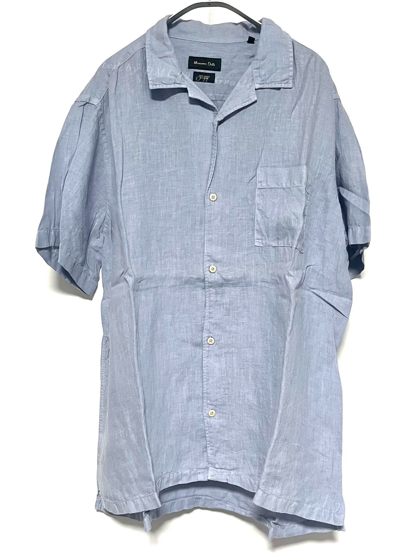 Massimo Dutti Massimo Dutti Men's Short-Sleeve Shirt Size US XL / EU 56 / 4 - 1 Thumbnail