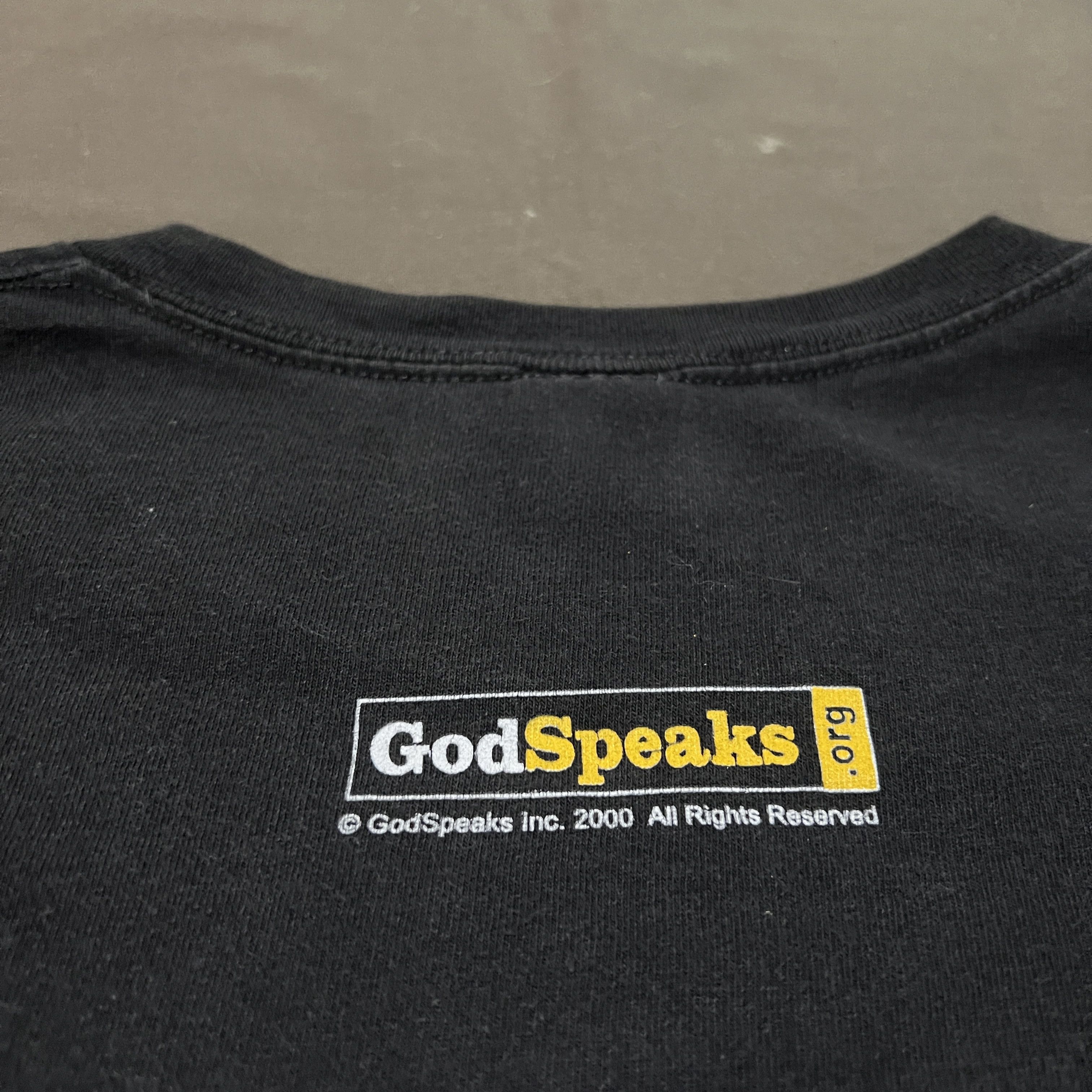 Other Vintage 90s God Speaks Jesus Lord Bible Holy Promo Tee G1 Size US XL / EU 56 / 4 - 6 Thumbnail