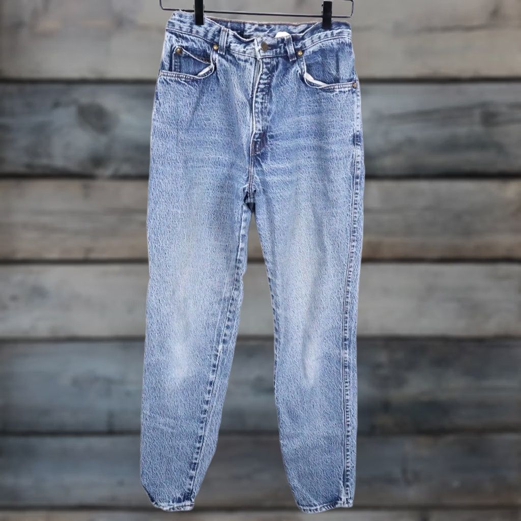 Levi's VINTAGE Levi's 90s High Waisted Jeans Women's 14 Regular Blue Acid Wash 27 x 30 Denim Tapered Leg Mom Style Mens? Size 36" / US 14 / IT 50 - 1 Thumbnail