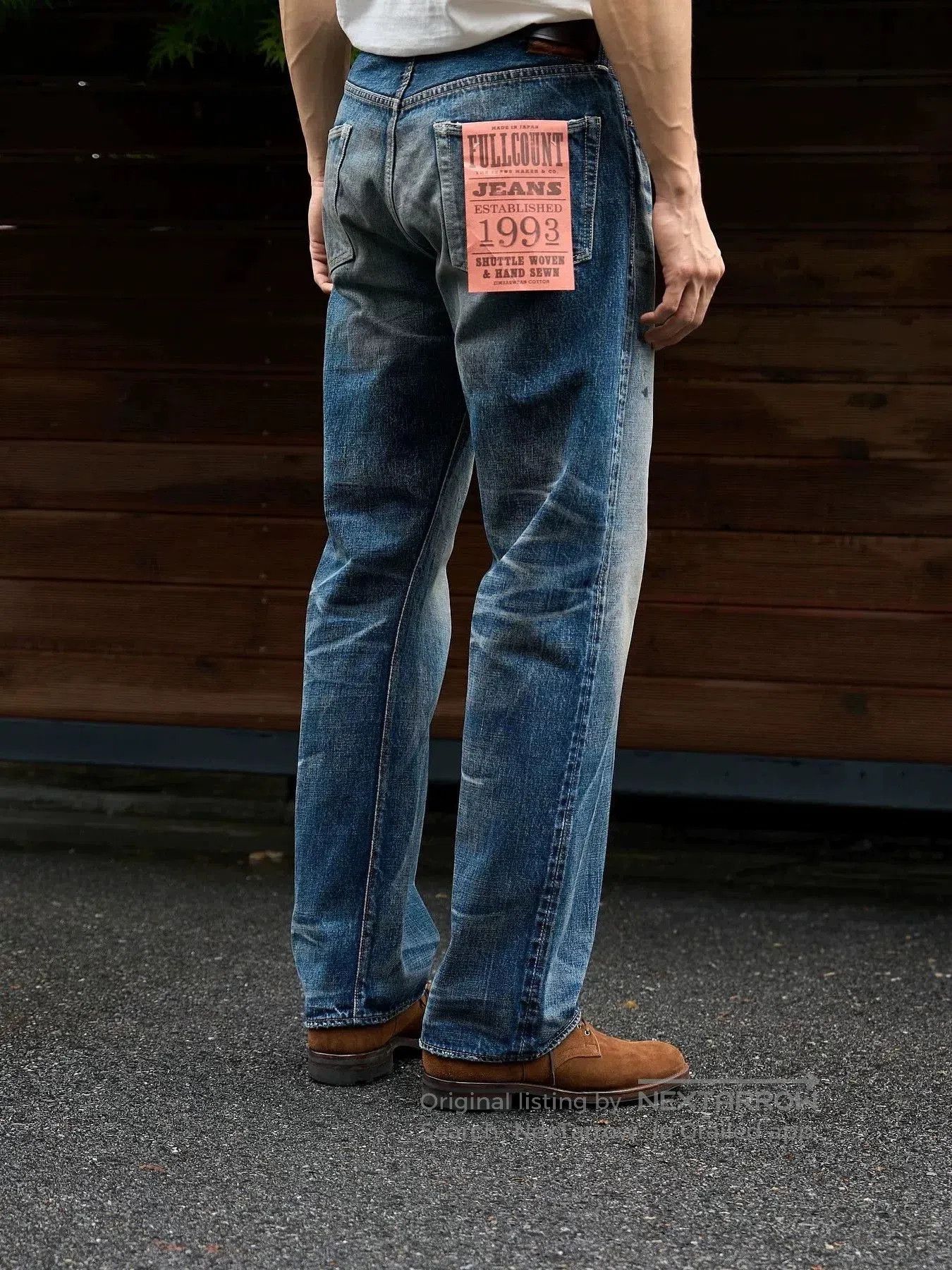 Full Count & Co. Fullcount Distressed Denim Jeans Made in Japan. Size US 30 / EU 46 - 5 Thumbnail