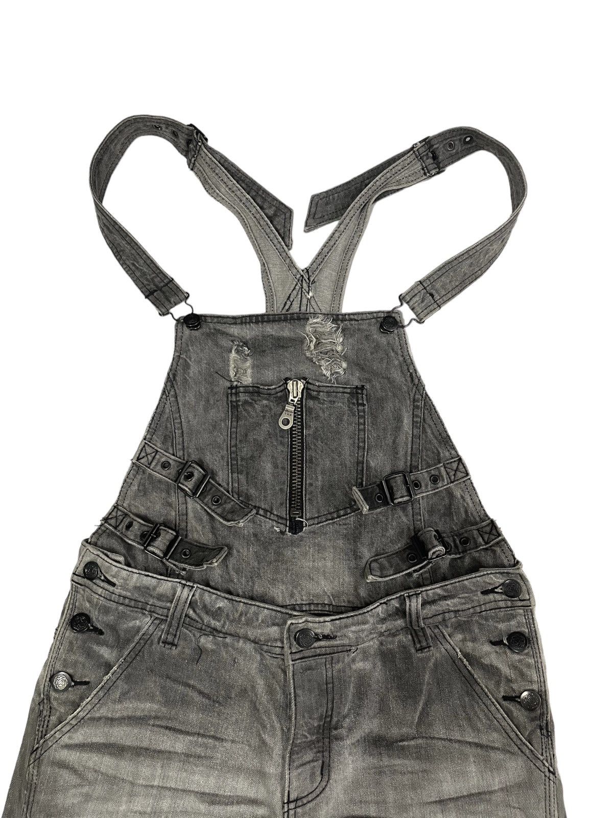 GOSTAR DE FUGA Fuga Japan Distressed Flare Overall Detachable Size US 32 / EU 48 - 6 Thumbnail