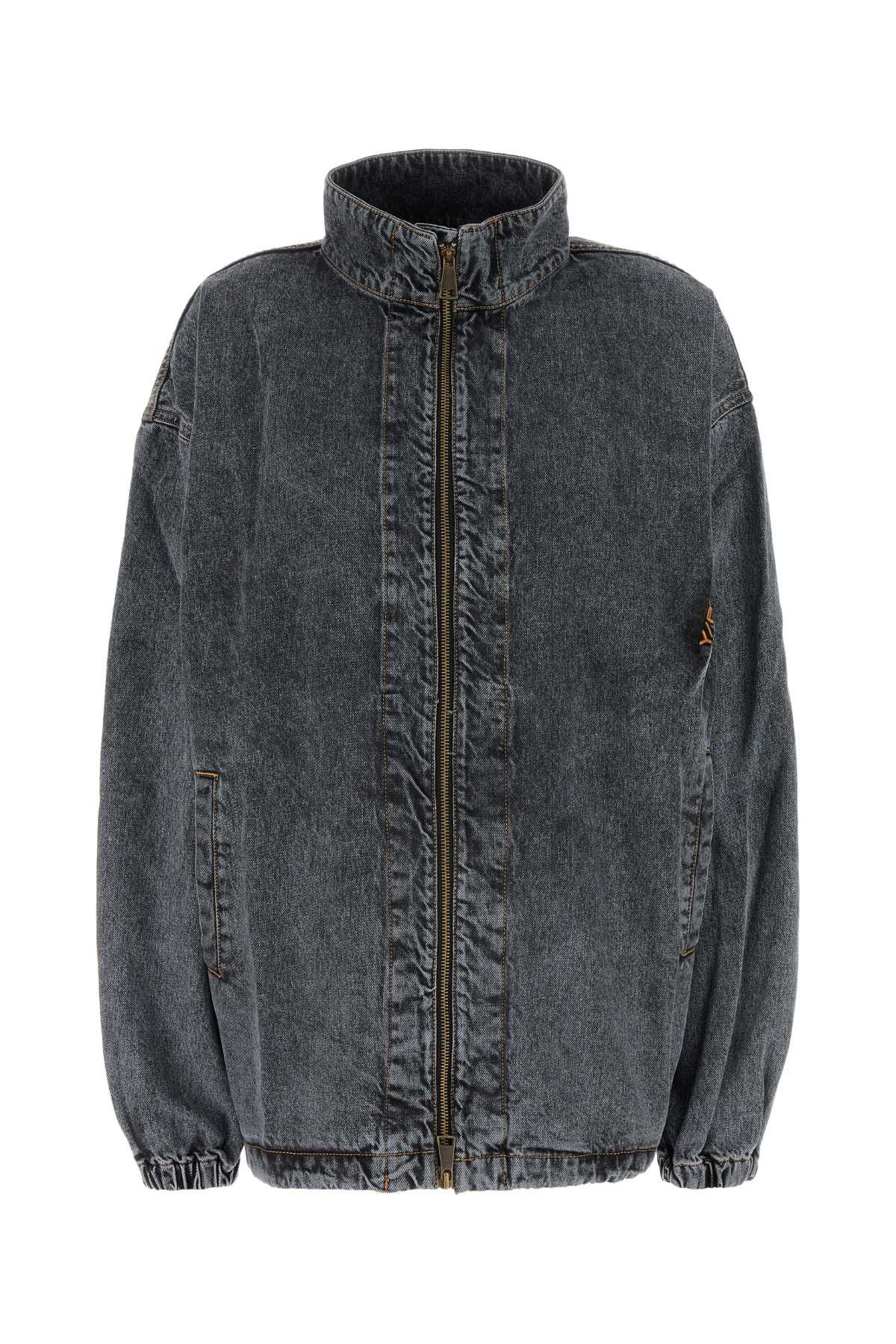 Y/Project Black Denim Jacket Size XXS / US 00 / IT 34 - 1 Thumbnail