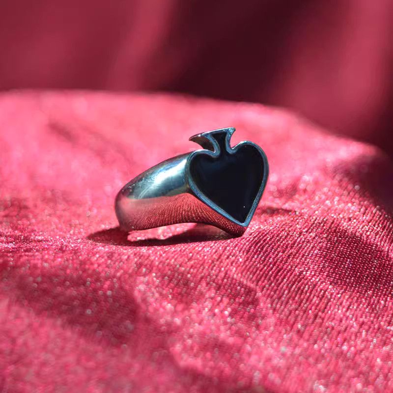 Jewelry Spades A Jewelry Rings Open Size Chrome Ring (Size 7-13) Size ONE SIZE - 1 Thumbnail