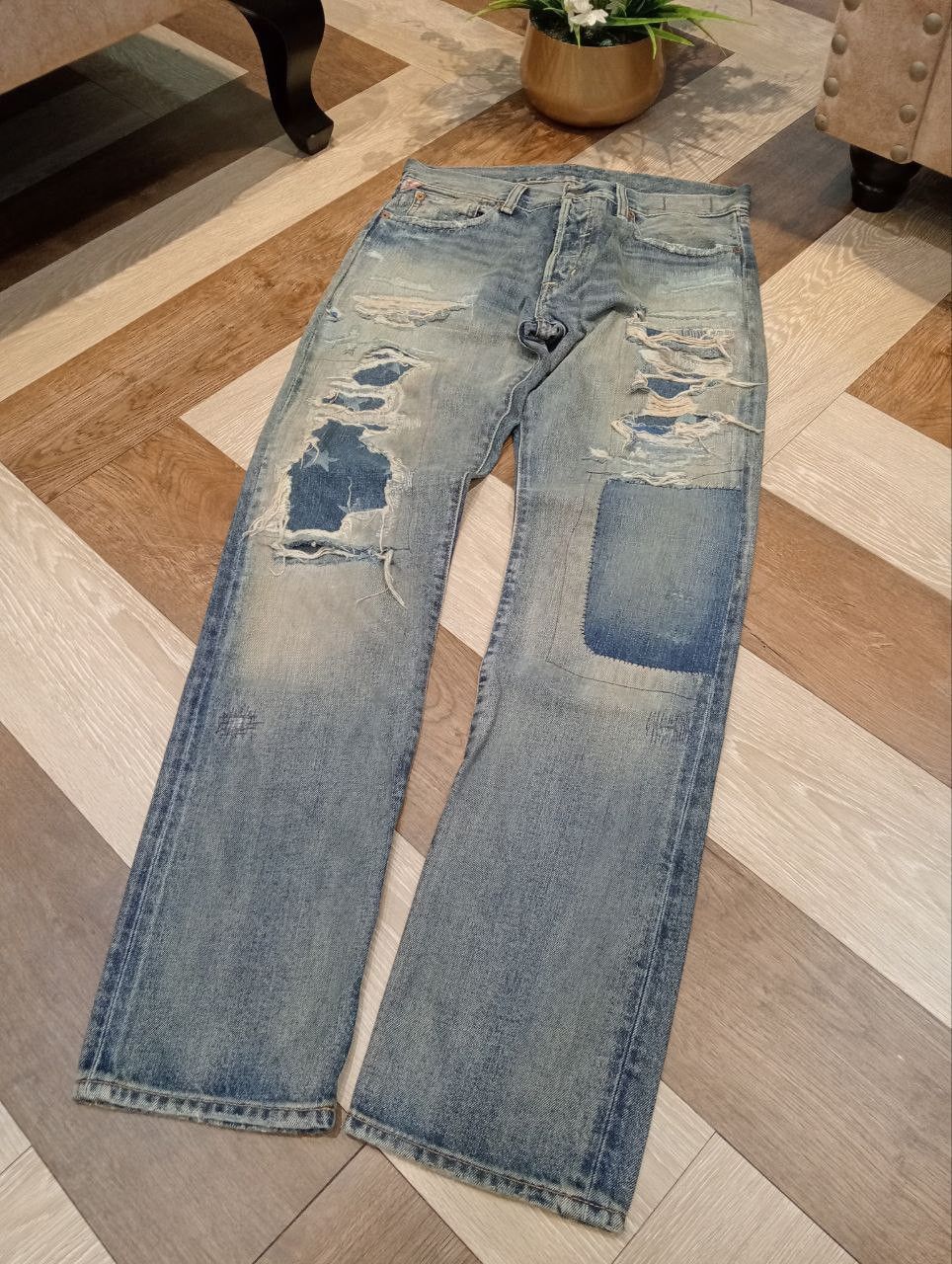 Denim & Supply Ralph Lauren DENIM & SUPPLY RAPLH LAUREN PROSPECT SLIM LIGHT WEIGHT JEANS Size US 32 / EU 48 - 3 Thumbnail