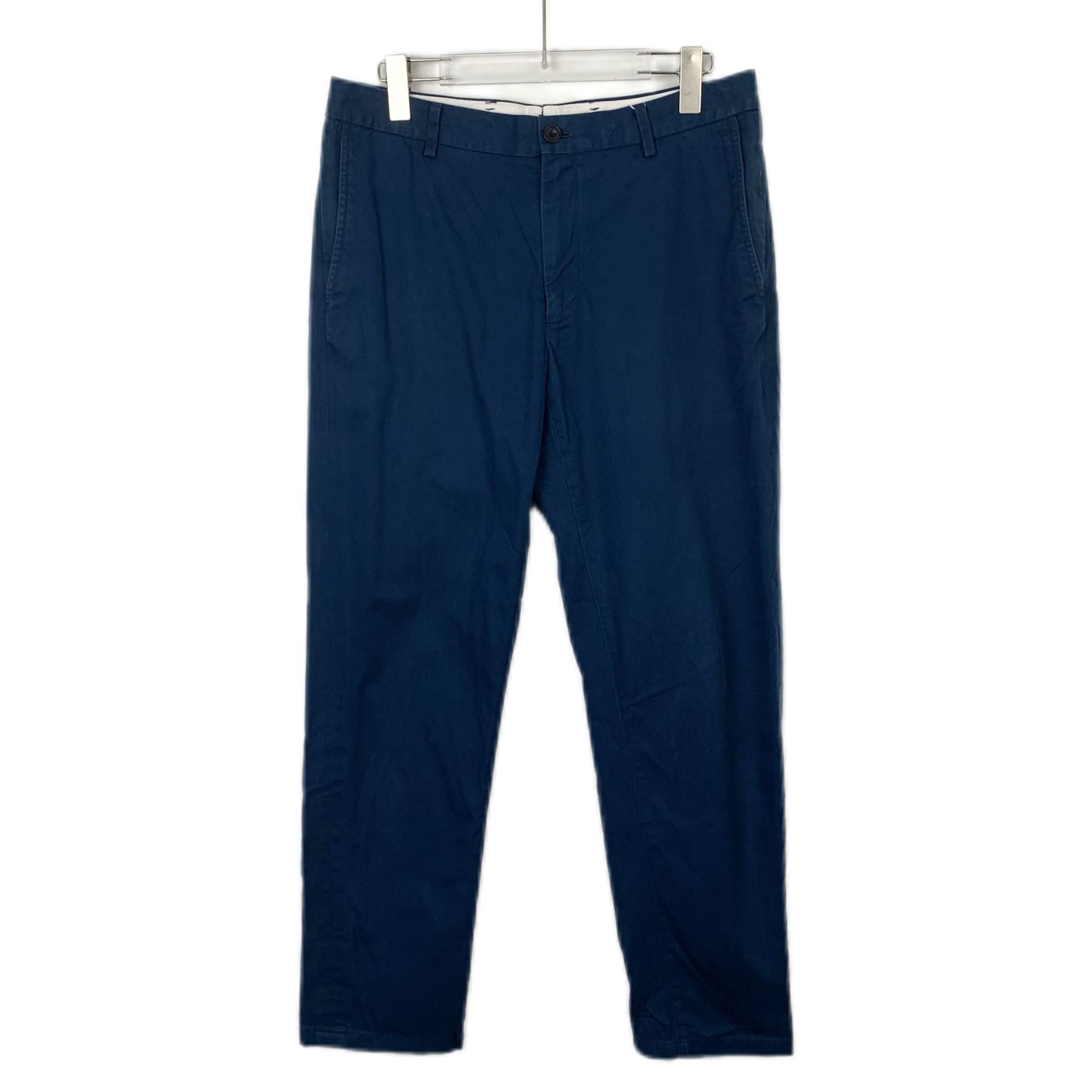 Burberry BURBERRY London Navy Blue Cotton Chino Pants Size 48S Size US 32 / EU 48 - 3 Thumbnail