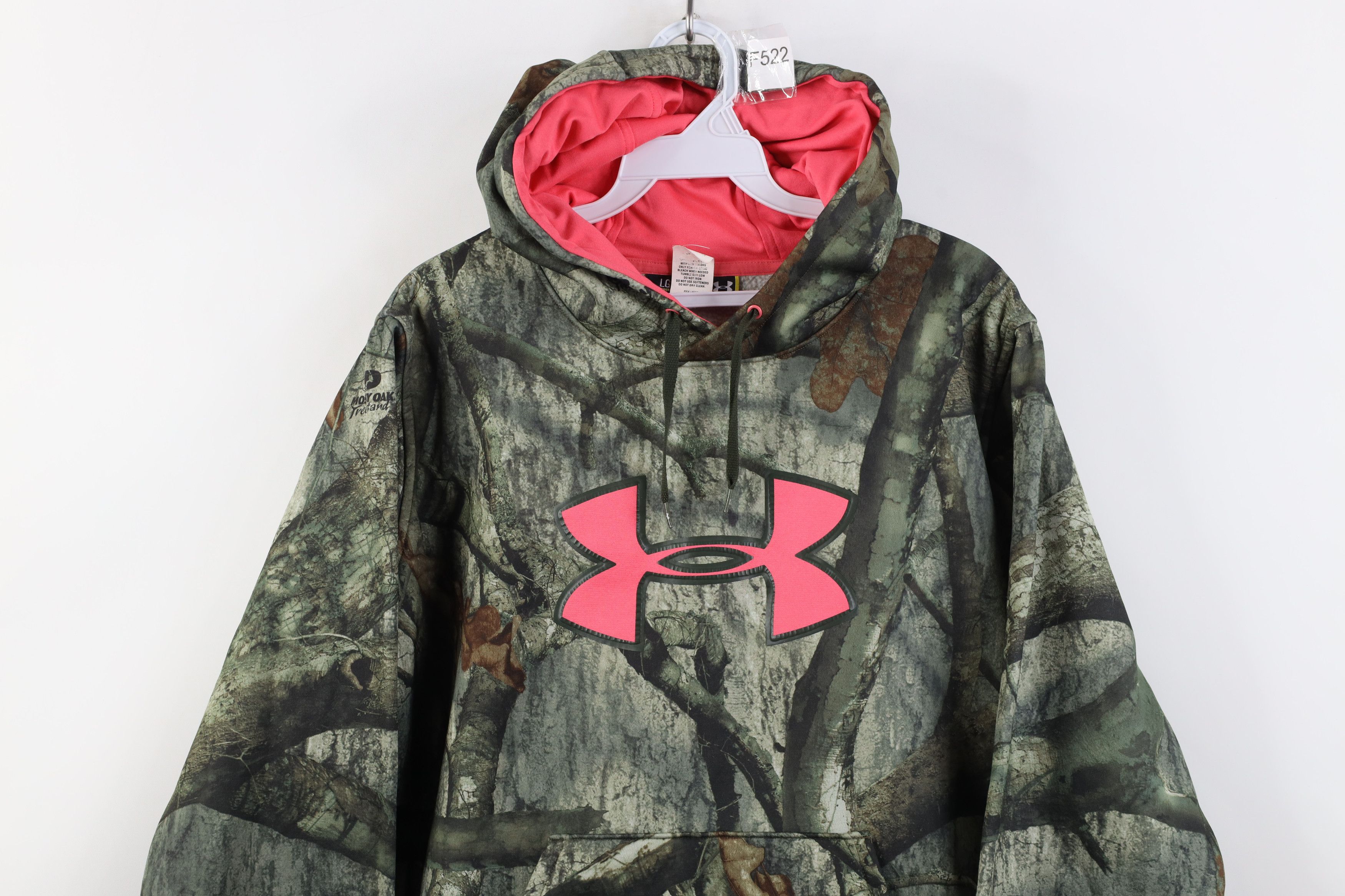 Under Armour Under Armour Big Logo Mossy Oak Camouflage Hoodie Sweatshirt Size L / US 10 / IT 46 - 2 Thumbnail