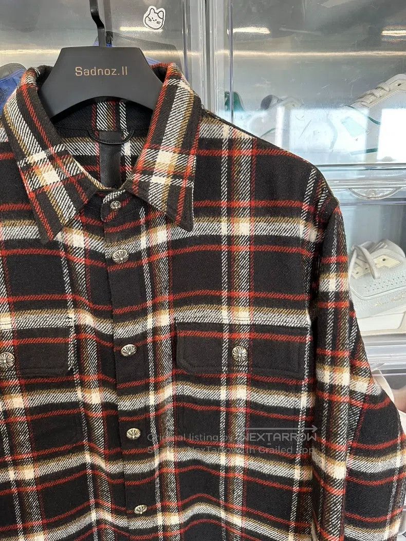 Chrome Hearts Chrome Hearts Size XL Flannel black and red plaid Workdog s Size US XL / EU 56 / 4 - 2 Thumbnail