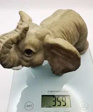 Vintage 80s Vintage Very Rare Collectible Elephant Figurine 359g Size ONE SIZE - 6 Thumbnail