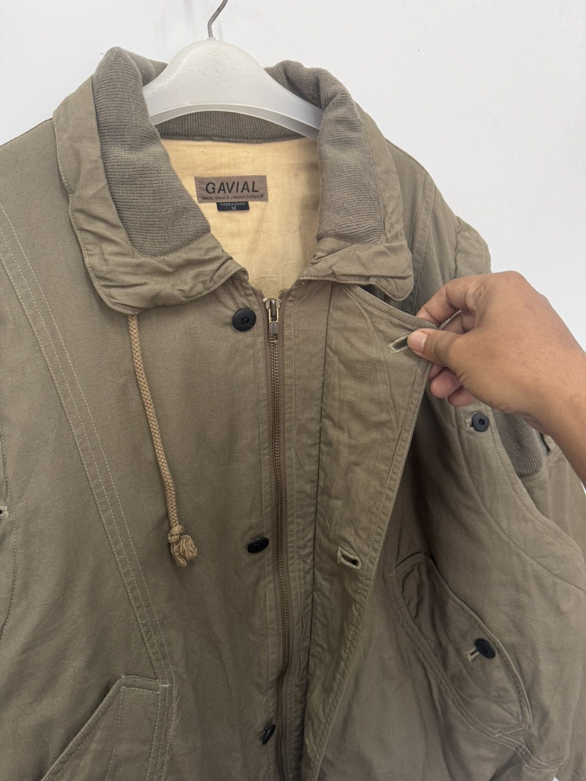 Japanese Brand 🔥 Vtg Gavial Japan Flying Tactical Parachute Bomber Jacket Size US M / EU 48-50 / 2 - 9 Thumbnail