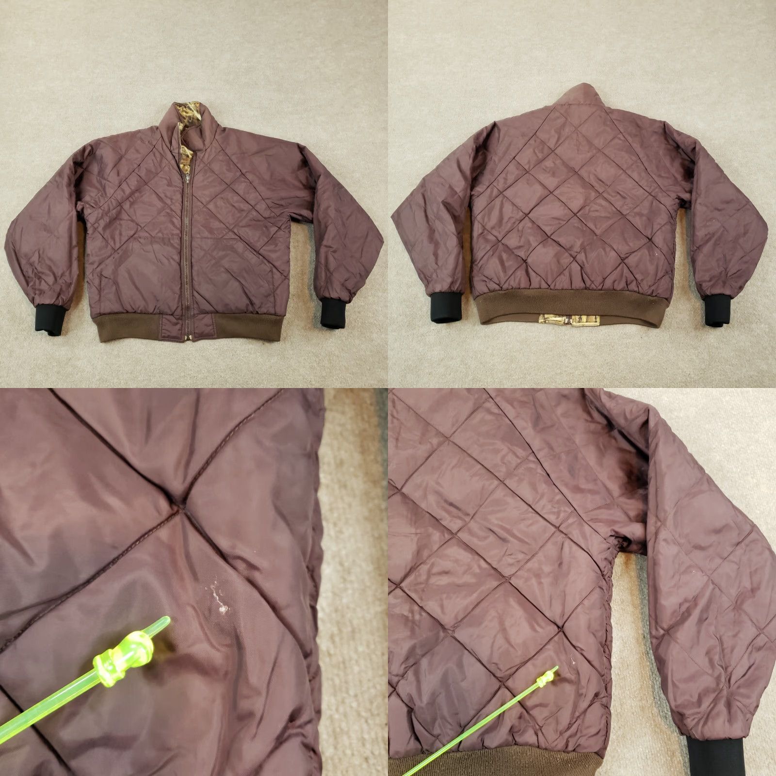 Vintage Herters Jacket Mens Medium Brown Camo Quilted Full Zip Pockets Outdoors Hunting Size US M / EU 48-50 / 2 - 8 Thumbnail