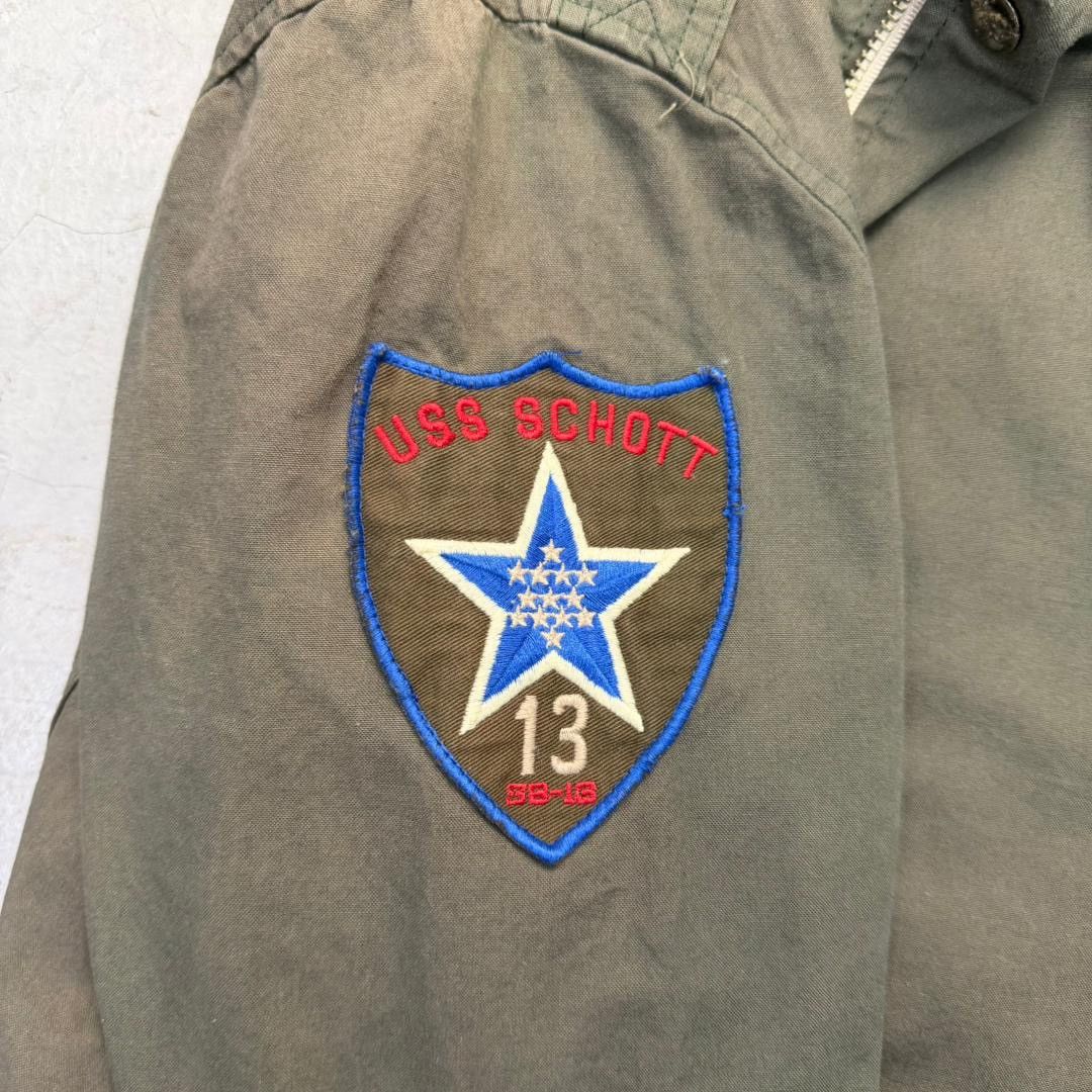 Schott 👹Vintage Schott MA-1 Military Bomber Jacket Vibe Raf Simons Size US S / EU 44-46 / 1 - 3 Thumbnail
