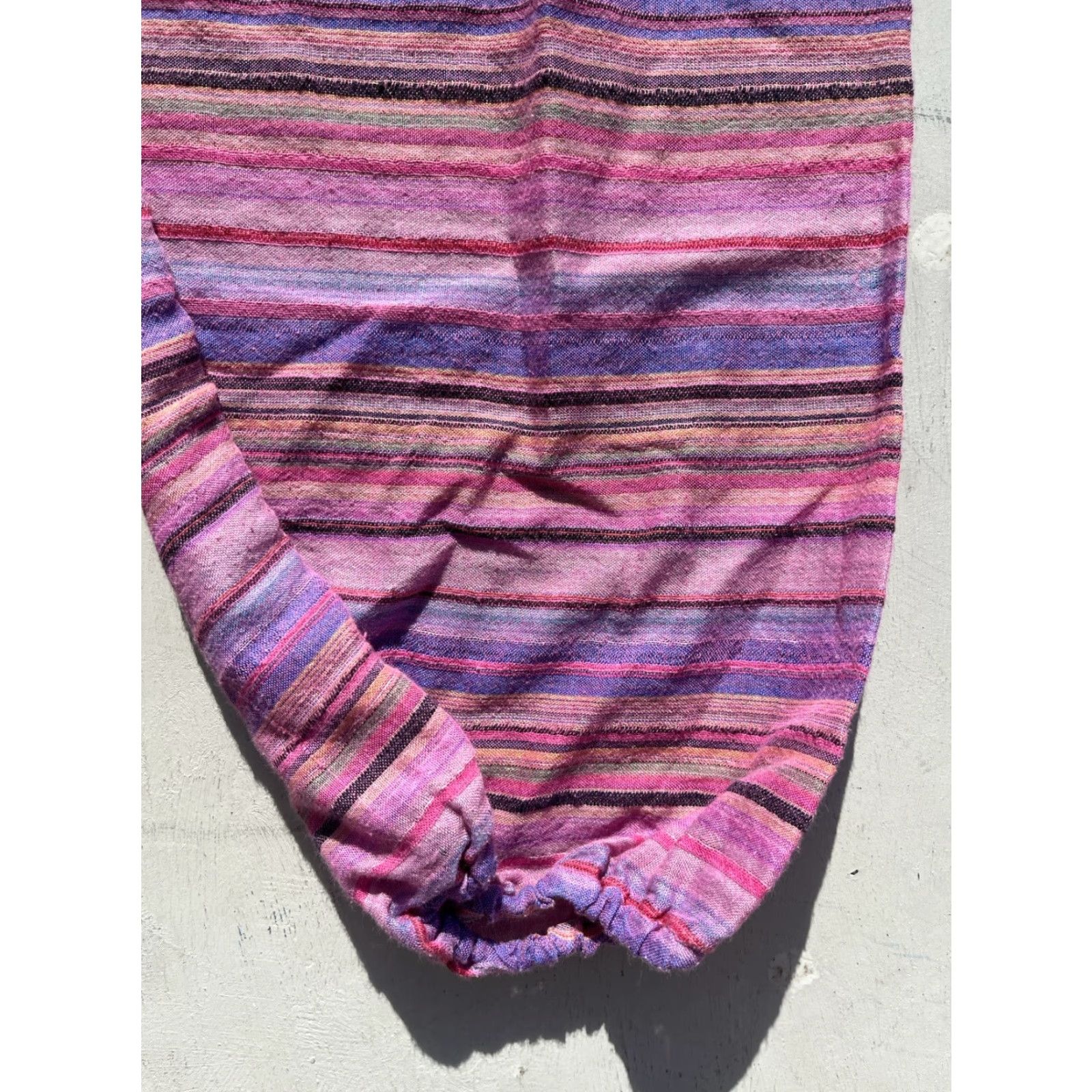 HARE Women's Pants Multicolor Harem OS Wide Baggy Parachute MC Hammer Hippie Pocket Size 42" / US 20 - 2 Thumbnail