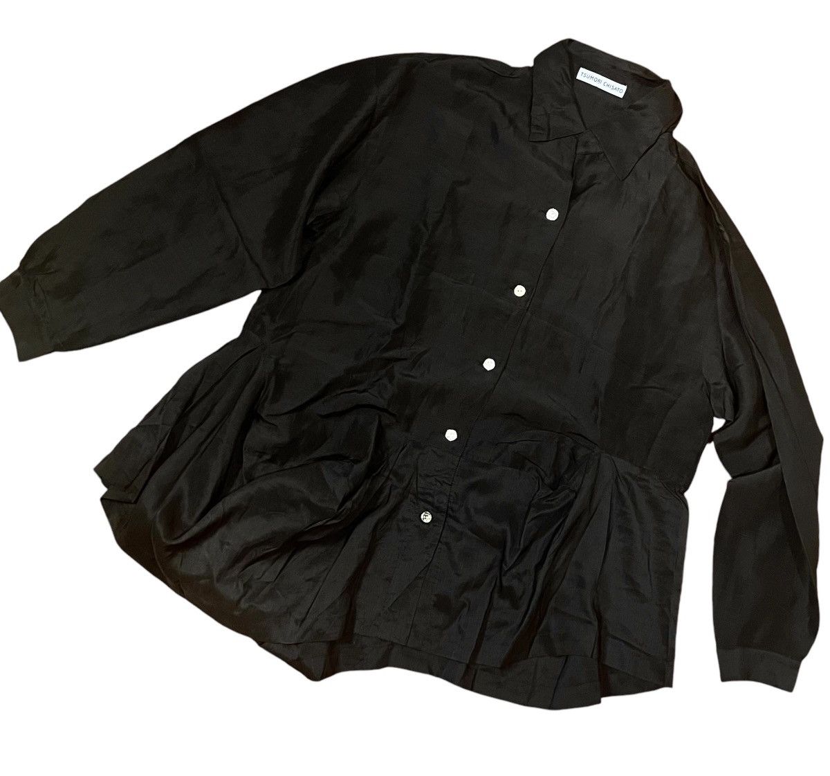 Issey Miyake TAX FREE 🇺🇸 issey tsumori chisato flowy assymetric shirt Size US M / EU 48-50 / 2 - 2 Thumbnail
