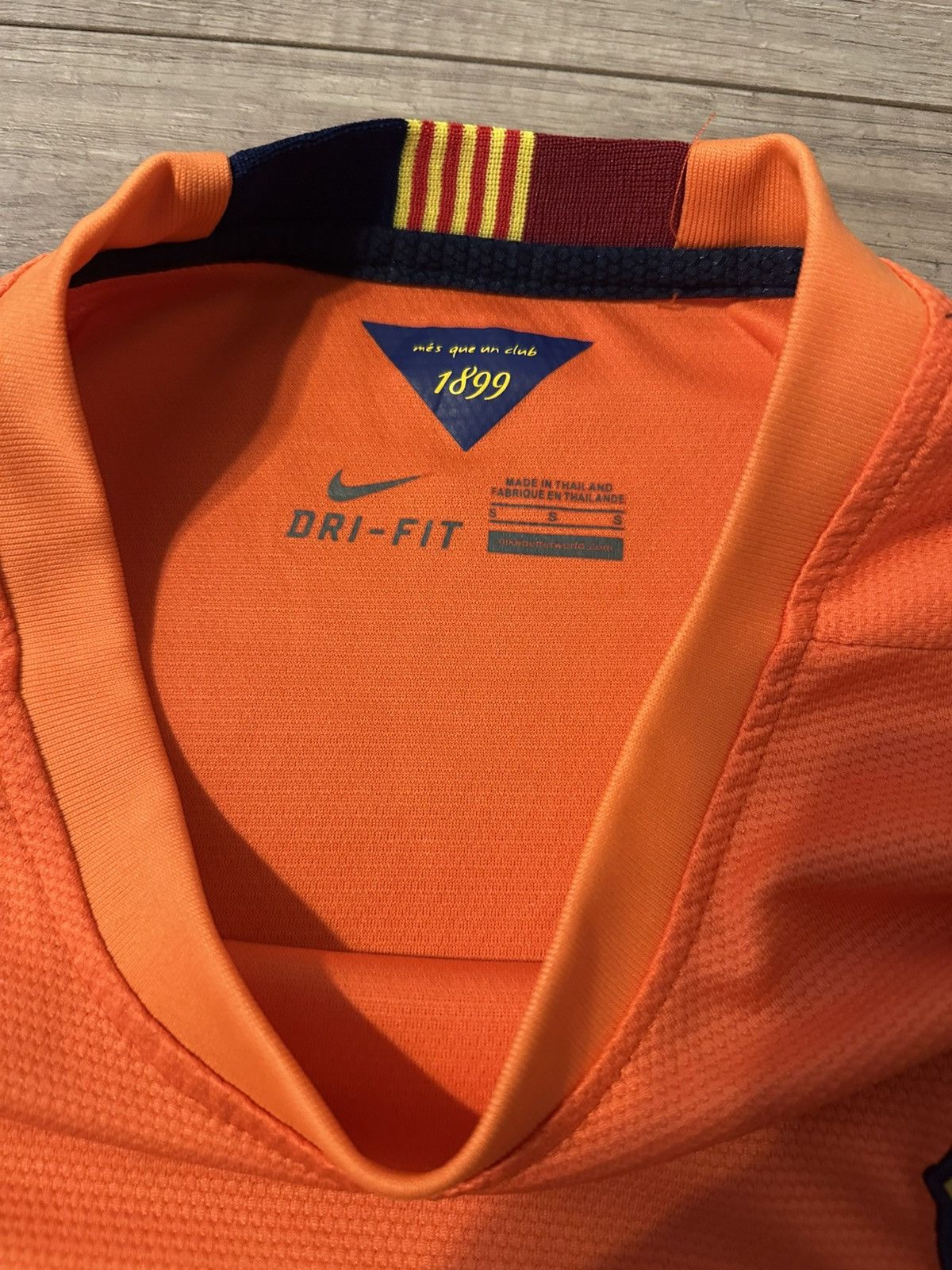 Nike Barcelona 2014/15 Orange Kit Size US S / EU 44-46 / 1 - 4 Thumbnail