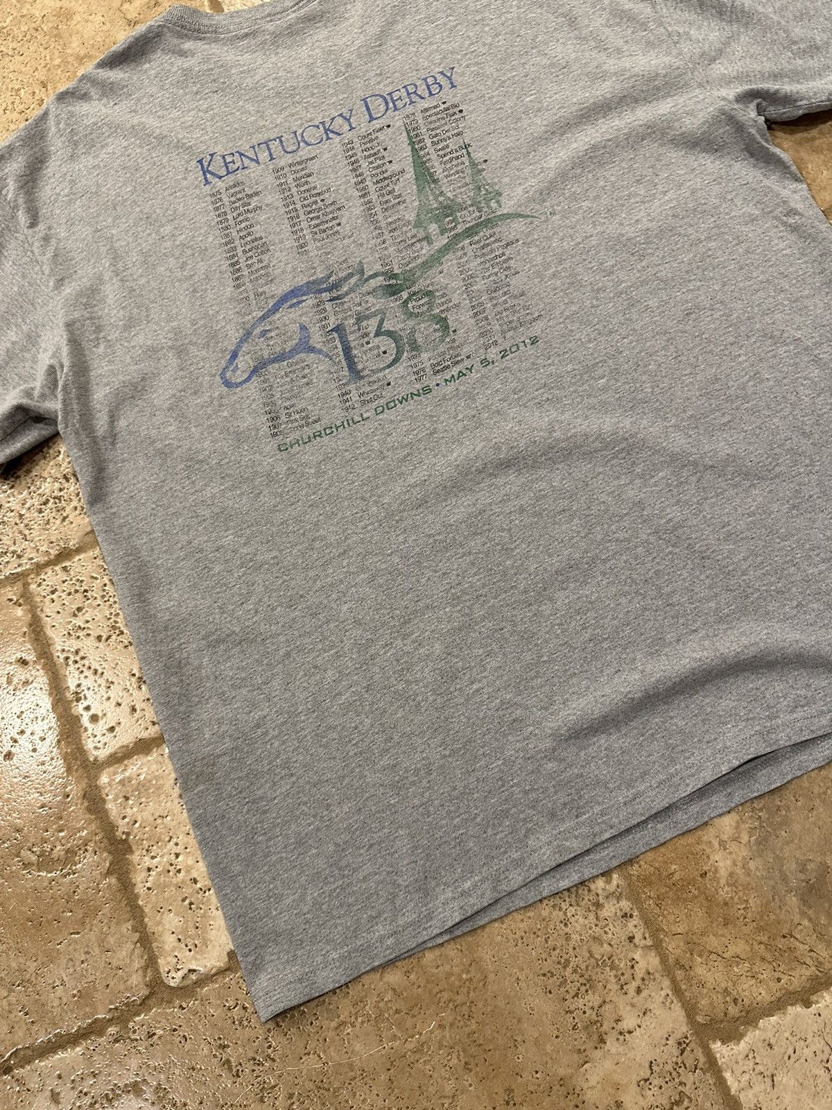 Gildan × Vintage Vintage Kentucky Derby 2016 Churchill Downs Race T-Shirt Size US L / EU 52-54 / 3 - 8 Thumbnail