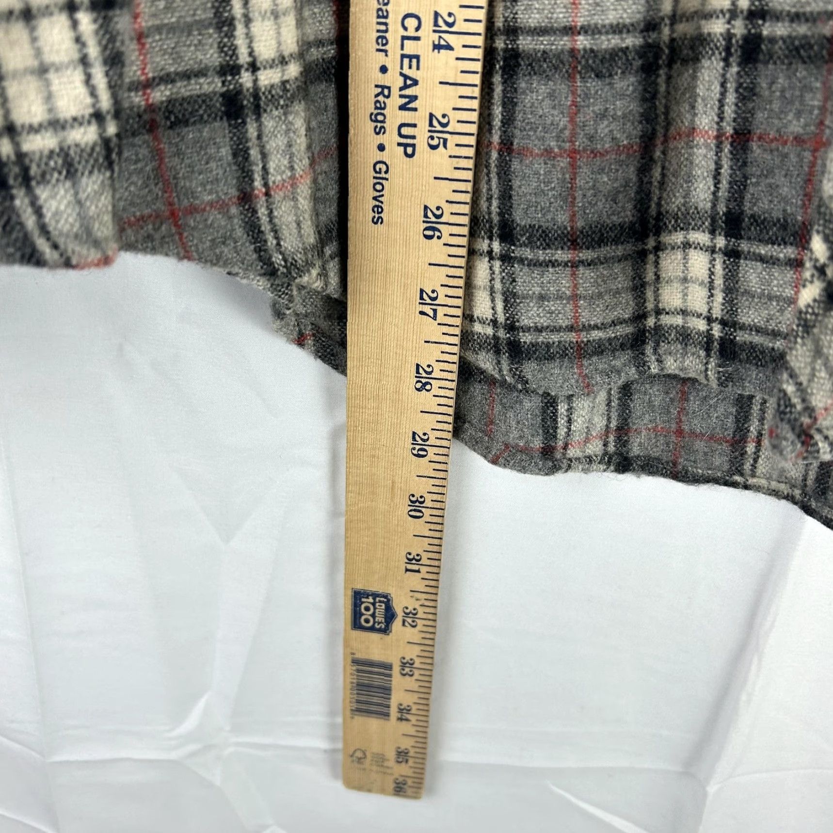 Vintage VINTAGE Grizzly Shirt Mens XL Gray Plaid Wool Flannel Lined Made Korea 80s Size US XL / EU 56 / 4 - 6 Thumbnail