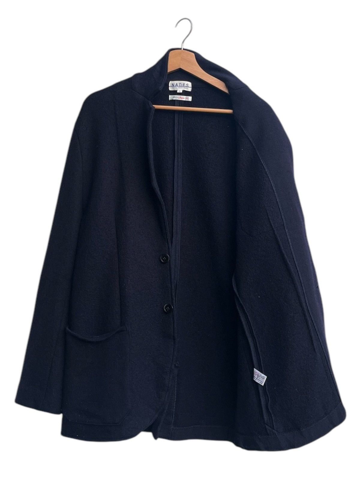 Japan Blue × Japanese Brand Vintage NADES Natural Design Studio Wool Jacket Size US L / EU 52-54 / 3 - 2 Thumbnail