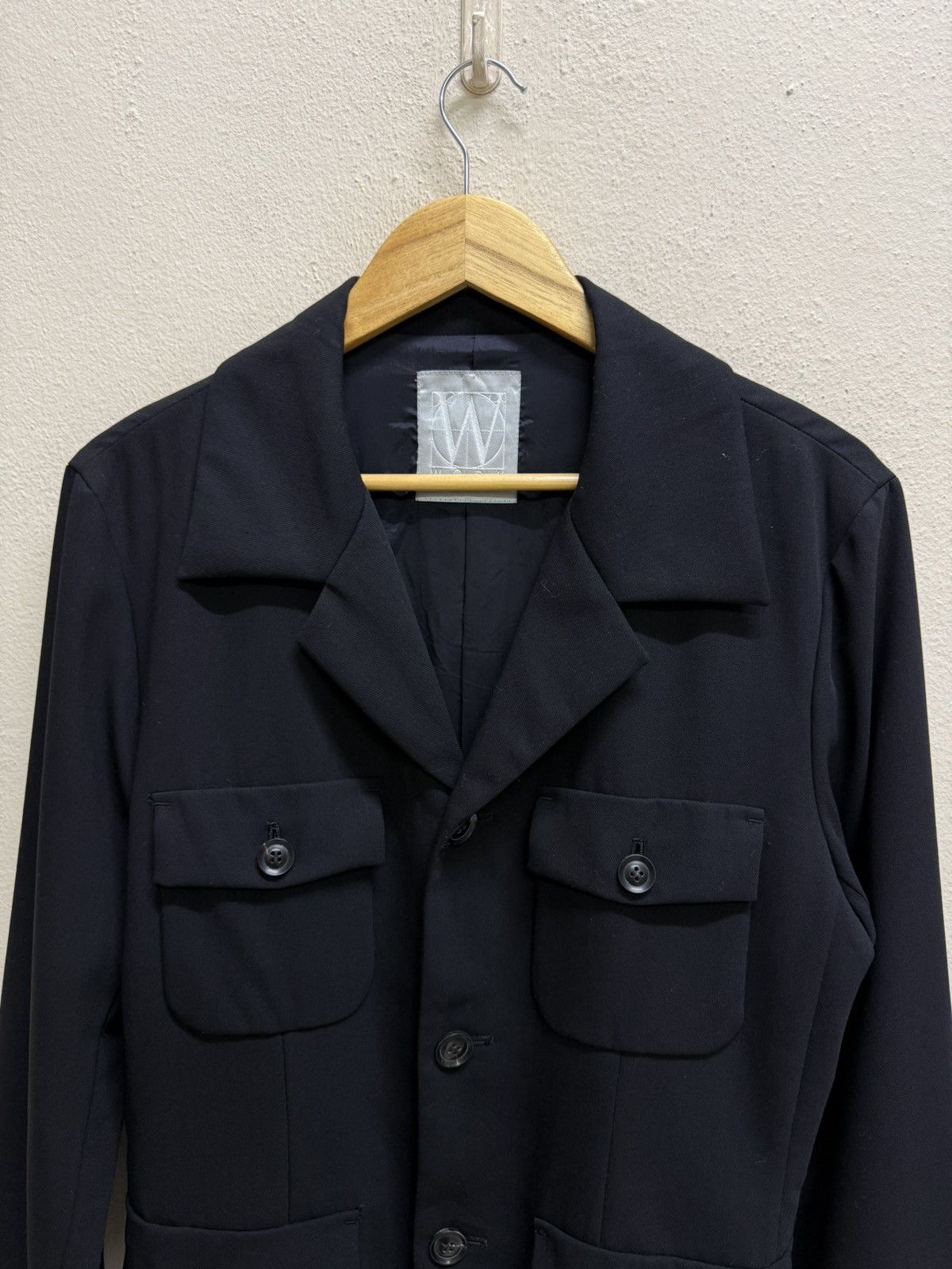 Yohji Yamamoto Yohji Yamamoto Workshop Flap Pocket Black Button Up Jacket Size US S / EU 44-46 / 1 - 21 Thumbnail