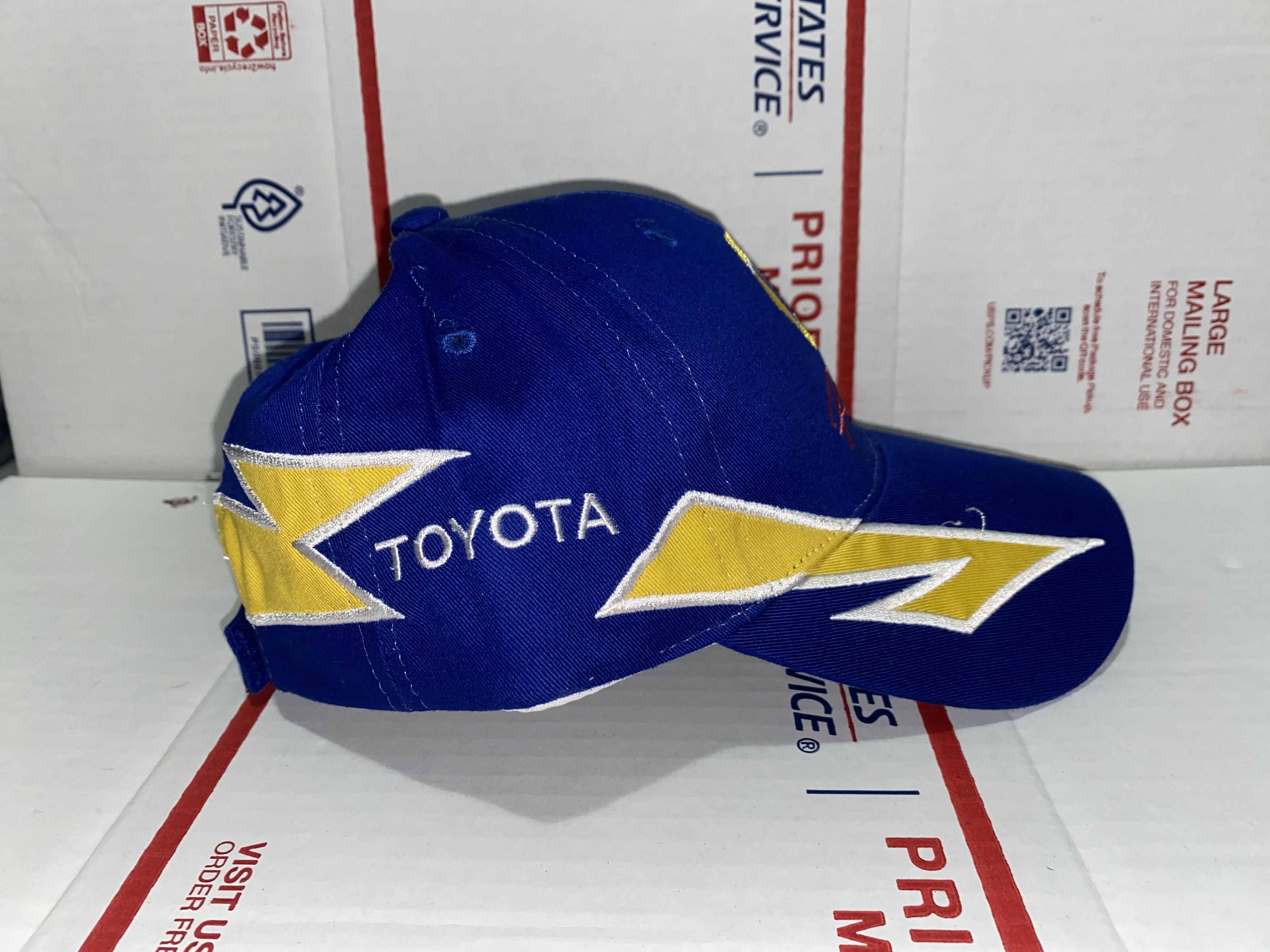 NASCAR NAPA Auto Racing Baseball Cap Velcro dad Hat NASCAR toyota ! Size ONE SIZE - 4 Thumbnail