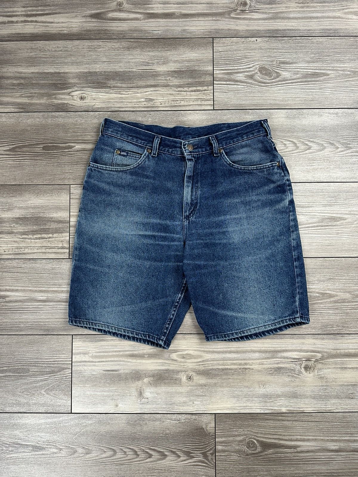 Lee × Vintage Vintage Lee Denim Shorts Size US 34 / EU 50 - 1 Thumbnail