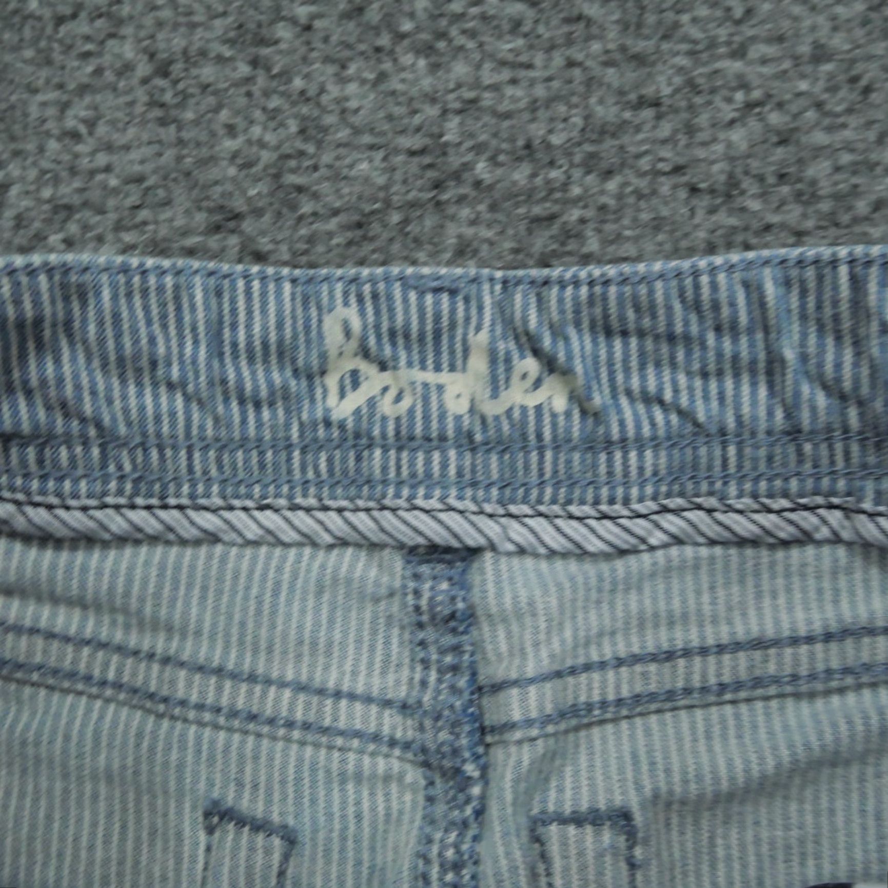 Boden Boden Skirt Womens 2 2S Blue White Hickory Striped Stretch Canvas Short Size 26" / US 2 / IT 38 - 4 Thumbnail
