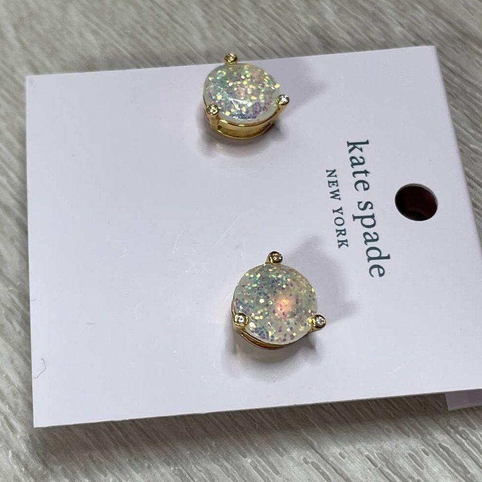 Kate Spade Kate Spade Studs Rise And Shine Opal Glitter Stud Earrings Size ONE SIZE - 3 Thumbnail