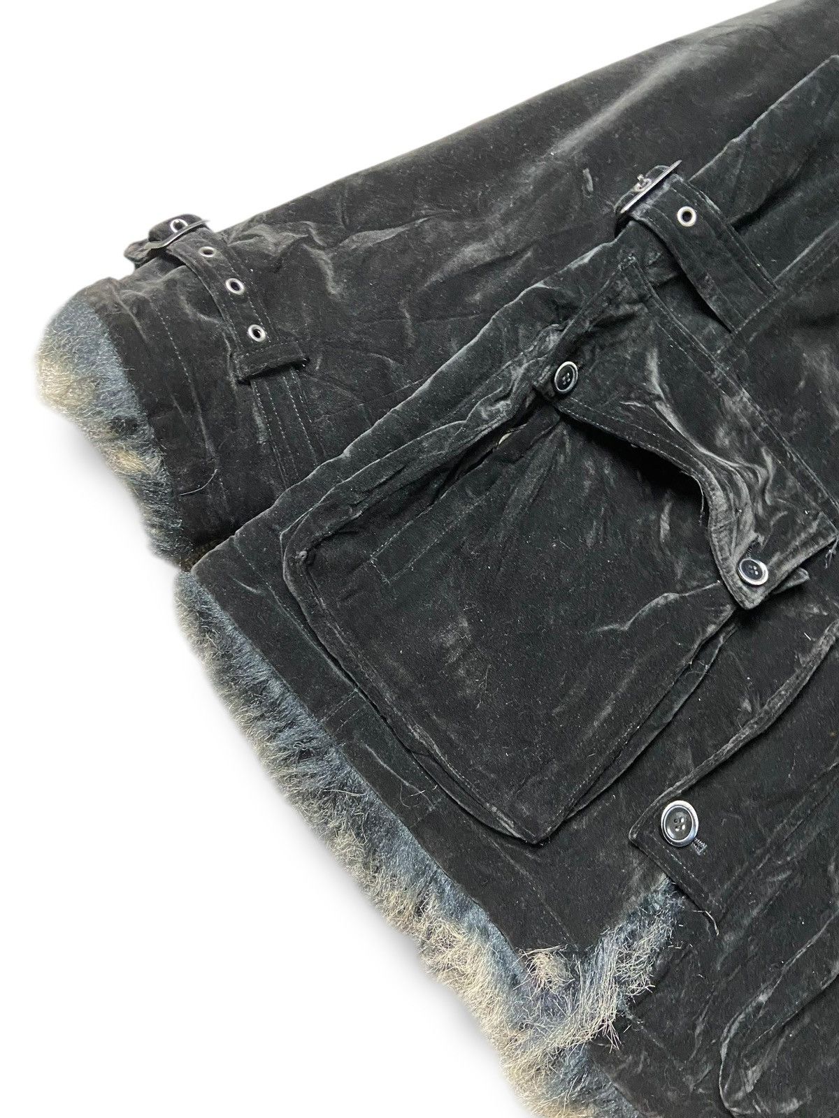 BERNINGS SHO Vintage Bernings Sho Velvet Jacket with Fur Trim (170) Size US XS / EU 42 / 0 - 5 Thumbnail