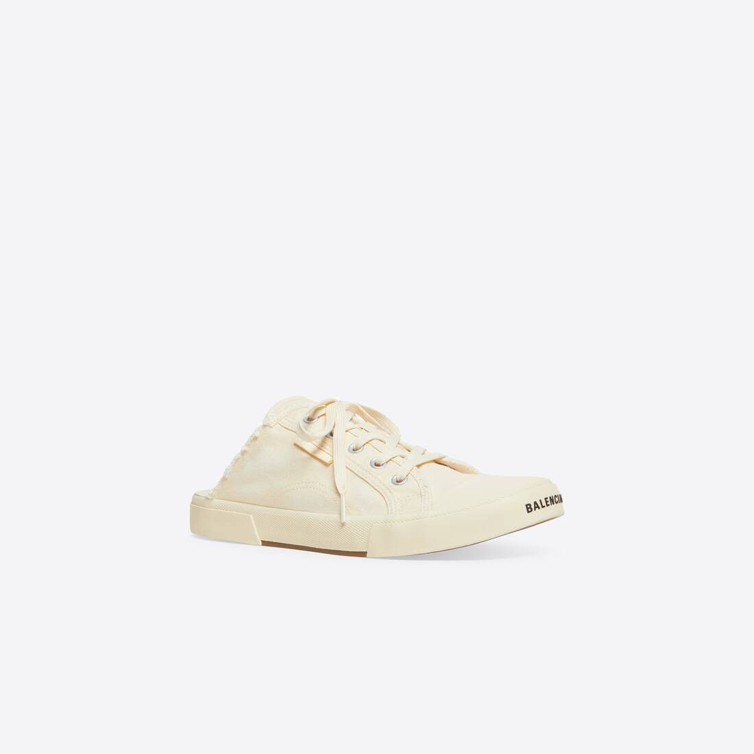 Balenciaga o1srvl11e0426 Paris Mule in Beige Size US 5 / IT 35 - 2 Thumbnail
