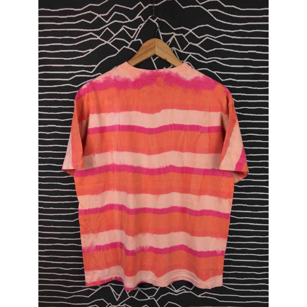 Vintage Vtg 90s Power Pro By Oneita Psychedelic Stripe Tie Dye Tee Size US L / EU 52-54 / 3 - 7 Thumbnail