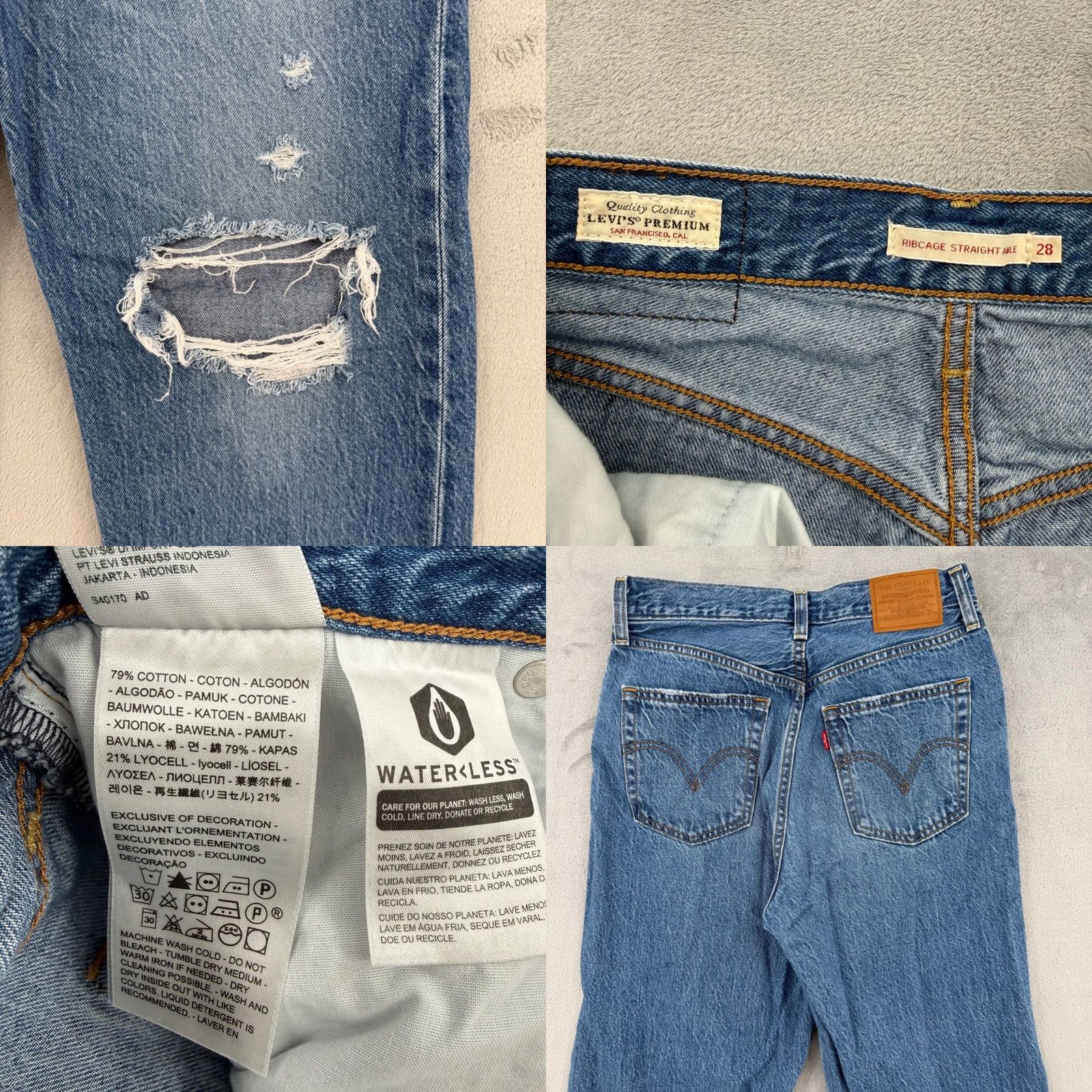 Levi's Item Specifications: Brand: DreamWeave Size 28" / US 6 / IT 42 - 8 Thumbnail