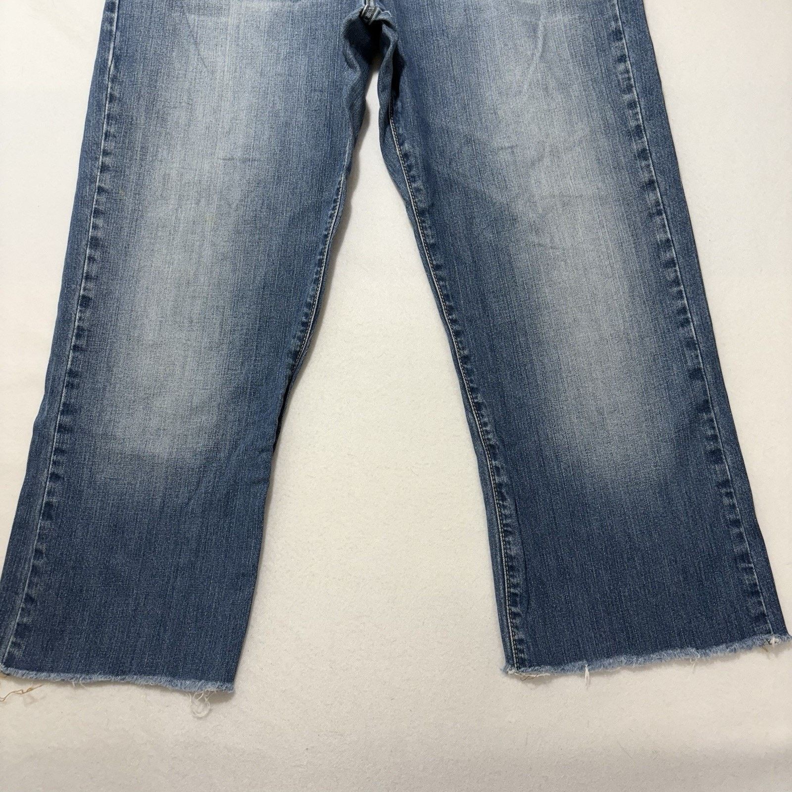 Lucky Brand Vintage Lucky Brand Gene Montesano 33x26 Boot Cut Blue Jeans Size US 33 - 3 Thumbnail