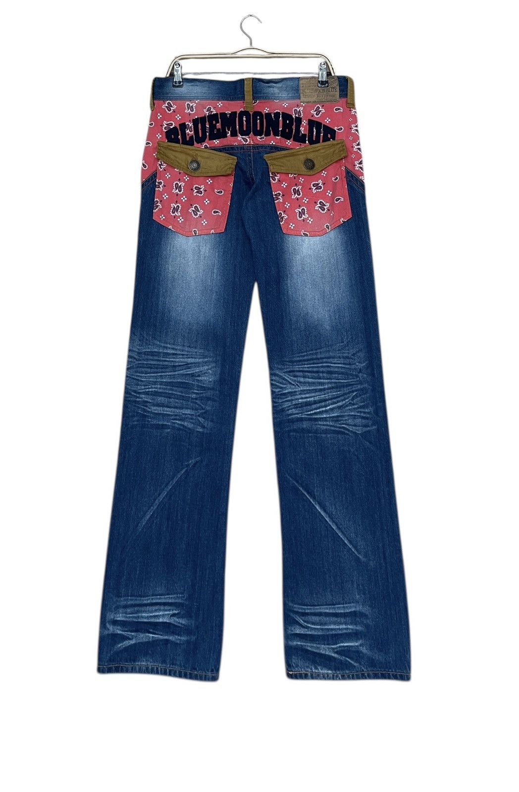 Japanese Brand × Vintage Vintage Japanese Brand Blue Moon Blue Jeans 1990s Size US 29 - 2 Thumbnail