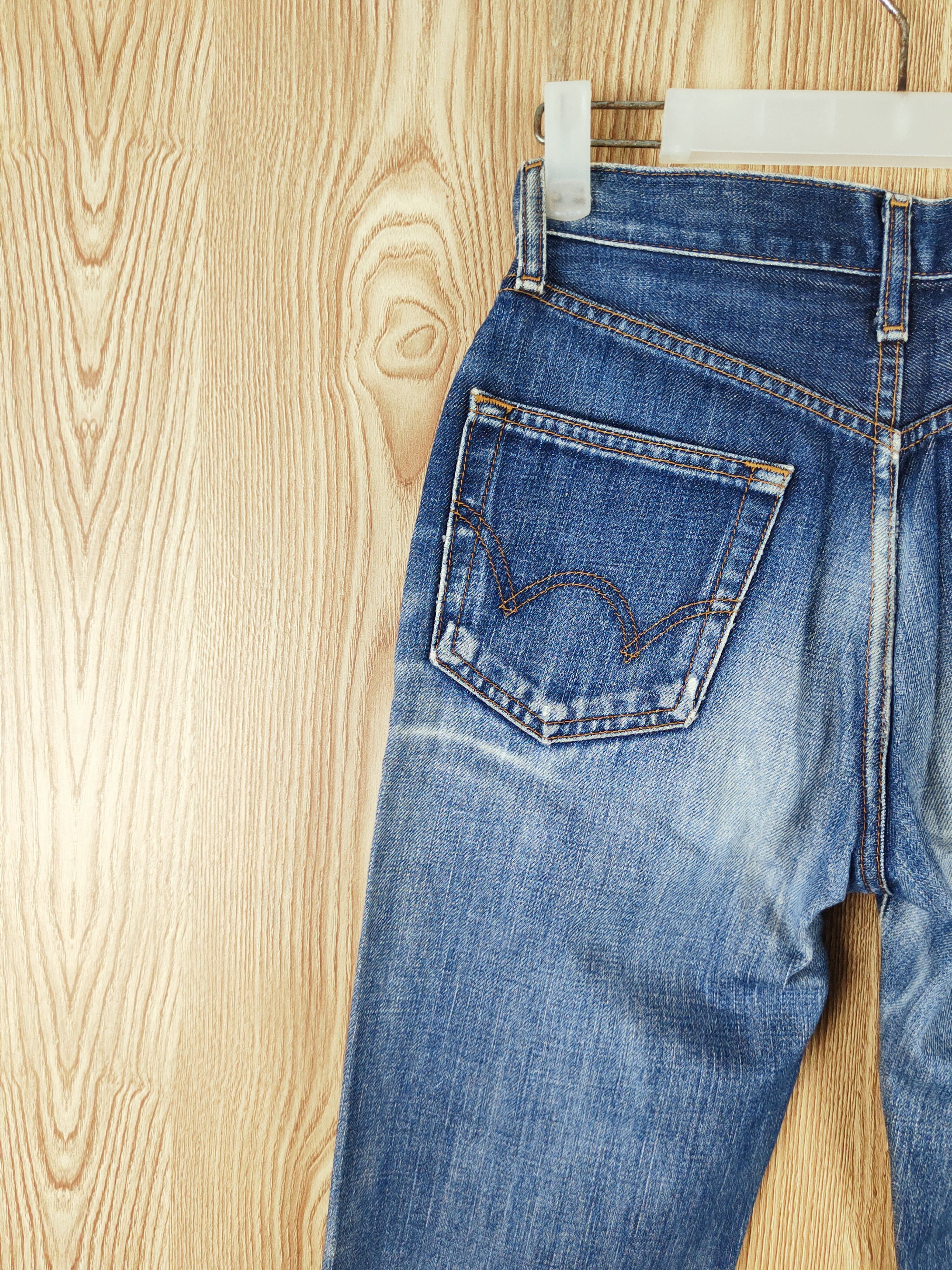 Edwin Edwin Blue Distressed Ripped Denim Jeans #W230 Size US 26 / EU 42 - 8 Thumbnail