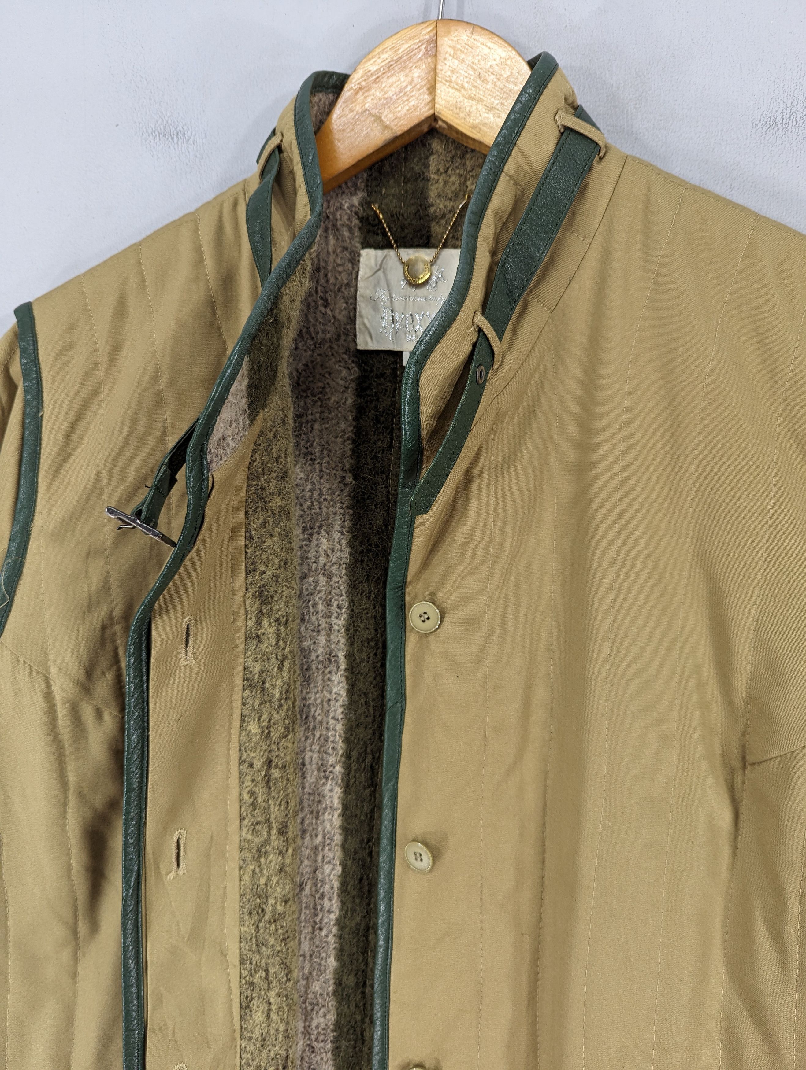 Designer × Japanese Brand × Vintage 🔥RARE🔥Japanese Brand Inner Fleece Long Jacket Size L / US 10 / IT 46 - 9 Thumbnail